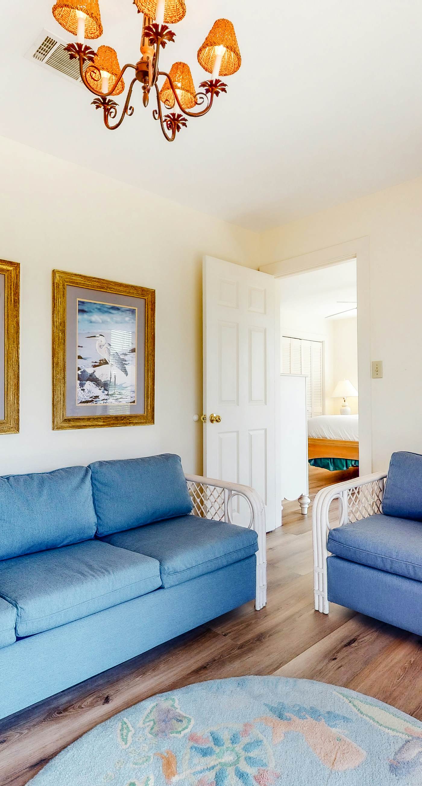 Dog-friendly home near the beach with beach gear, on-site pool & tennis