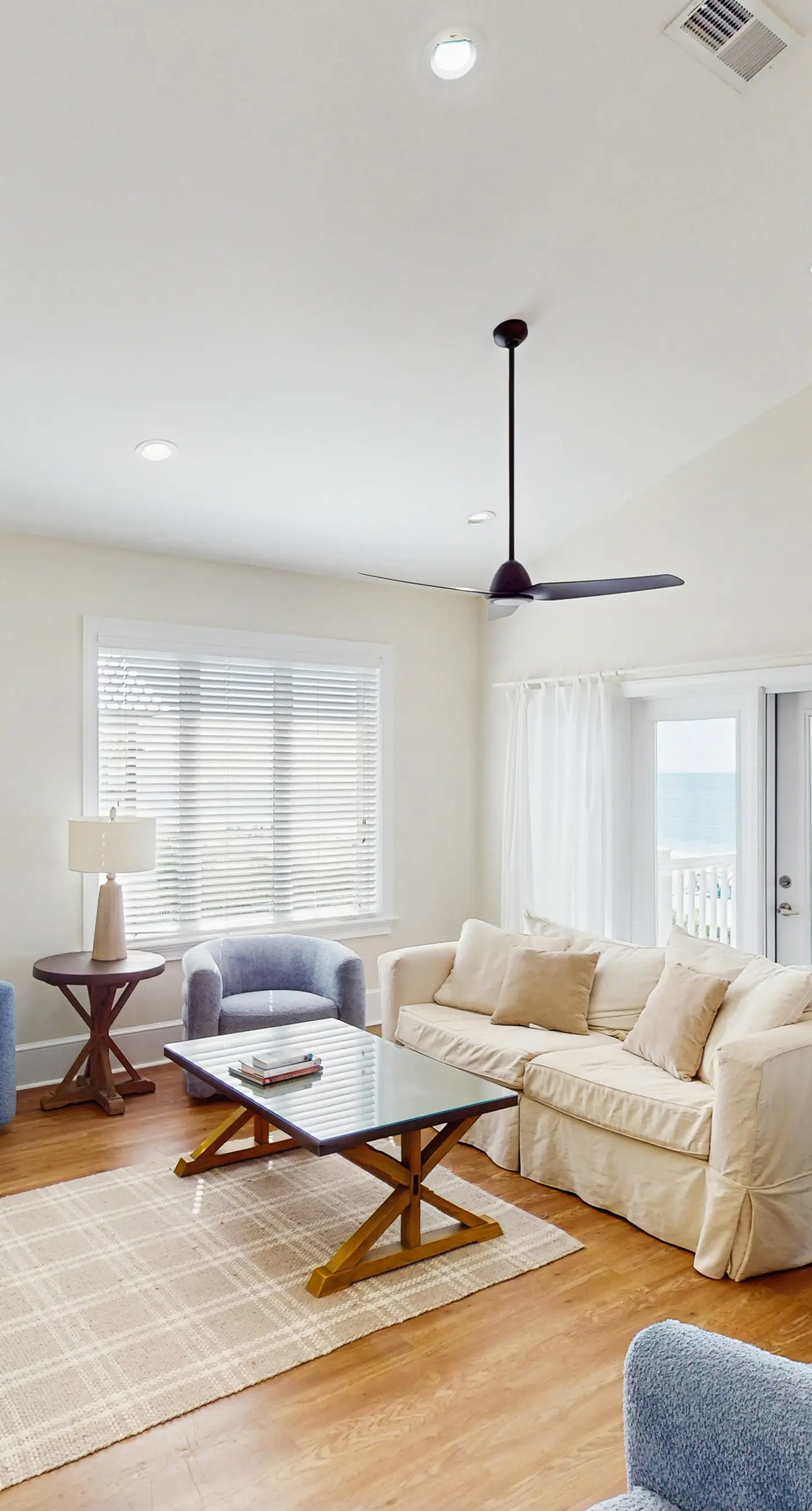 Beachfront home with a pool, game room, deck, grill, washer&dryer & central AC