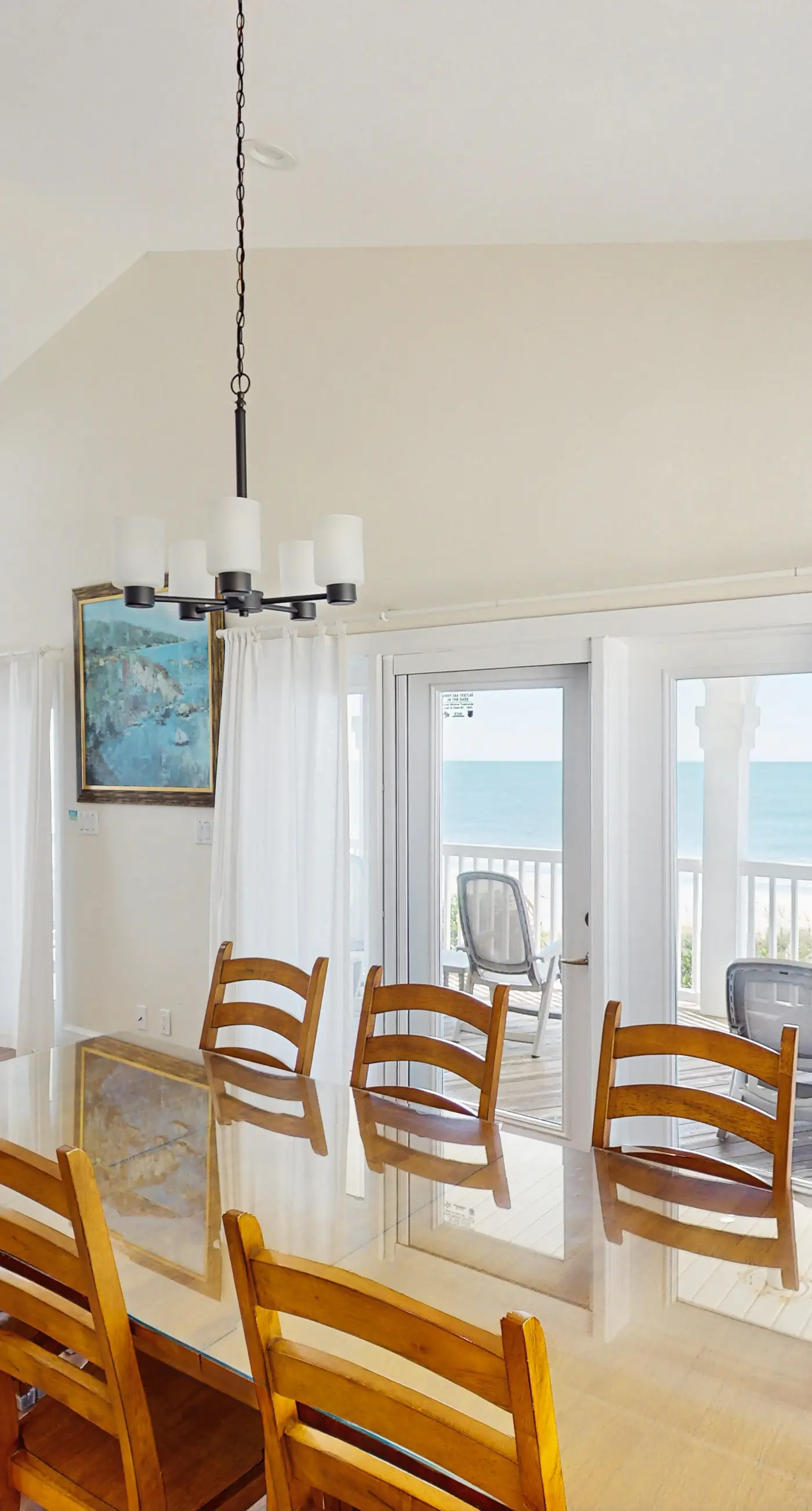 Beachfront home with a pool, game room, deck, grill, washer&dryer & central AC