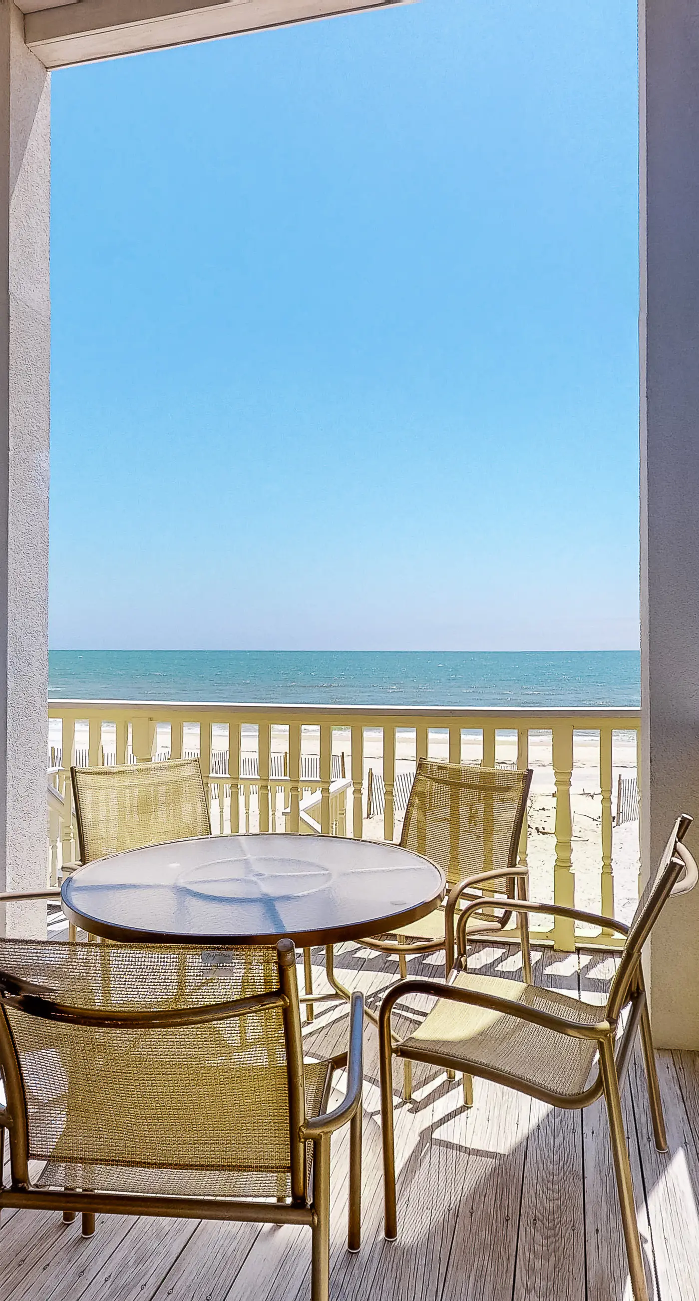 Beachfront dog-friendly home with spacious decks and on-site pool