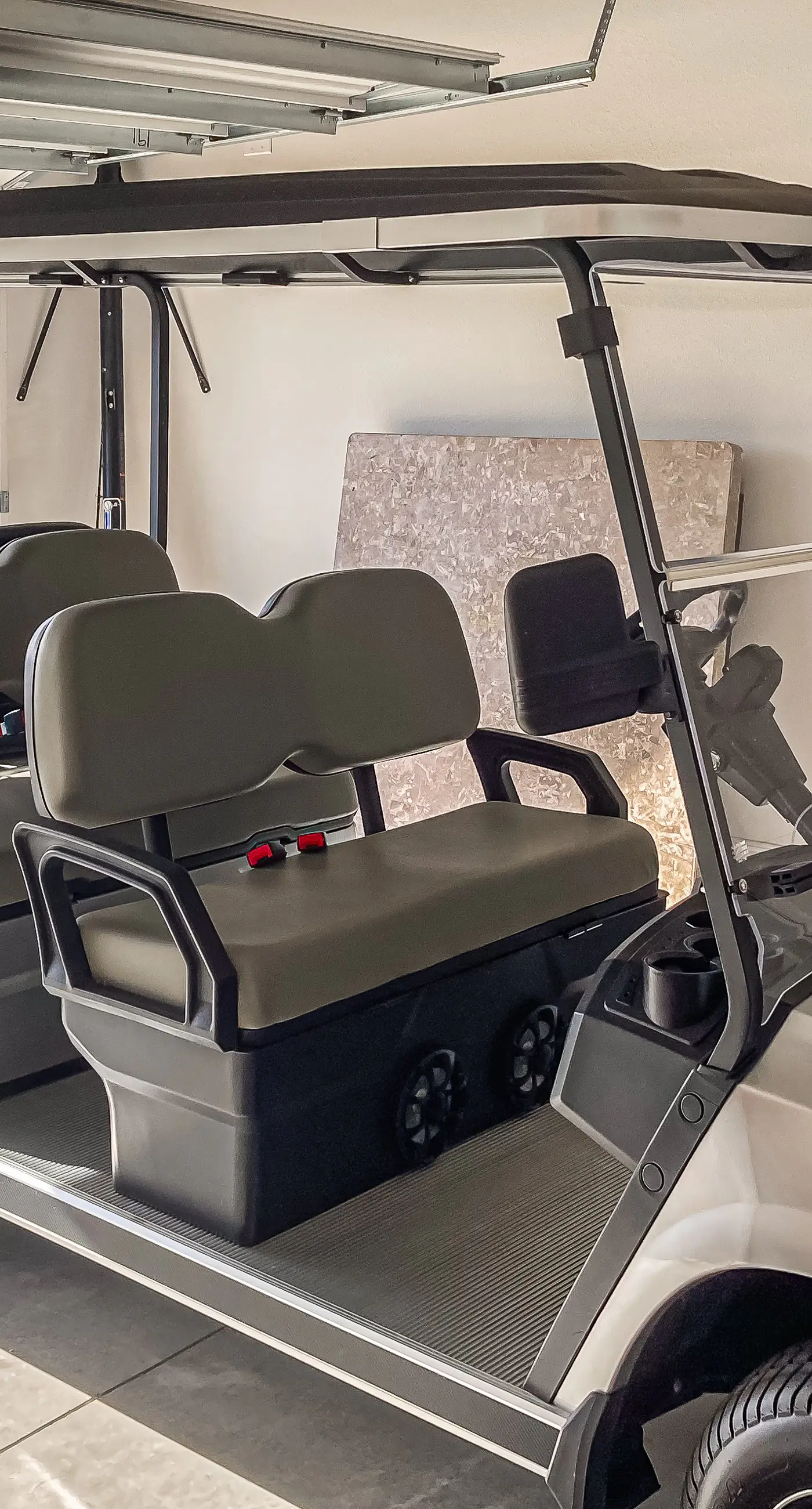 Snowbird-friendly resort home with pool, golf cart, patio, bikes, beach access