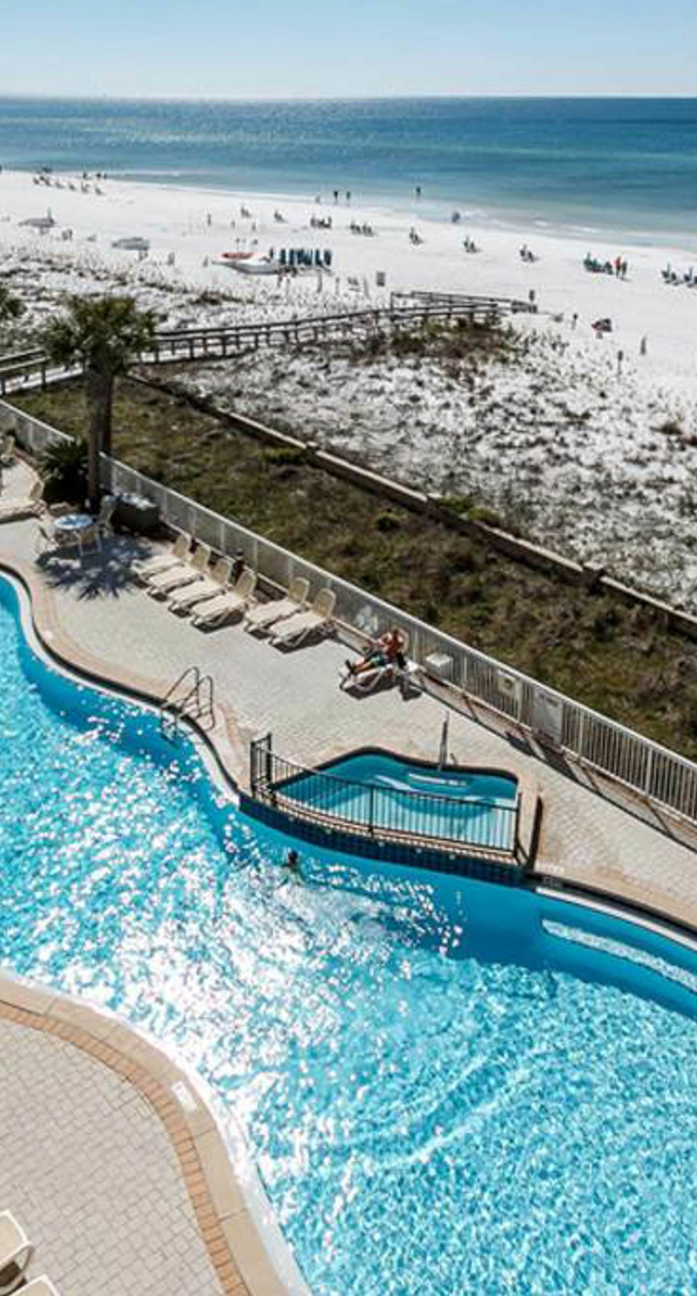 Azure 509. Gorgeous beachfront condo, private balcony, shared pool and beach access