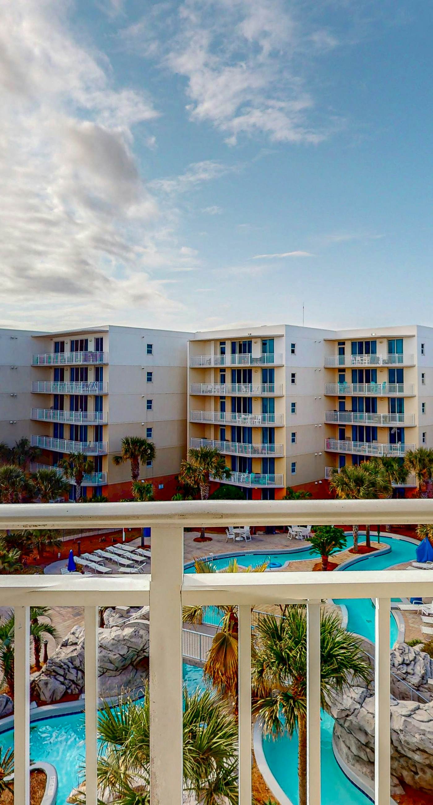 Beautiful beachfront home with balcony, shared pool and beach access