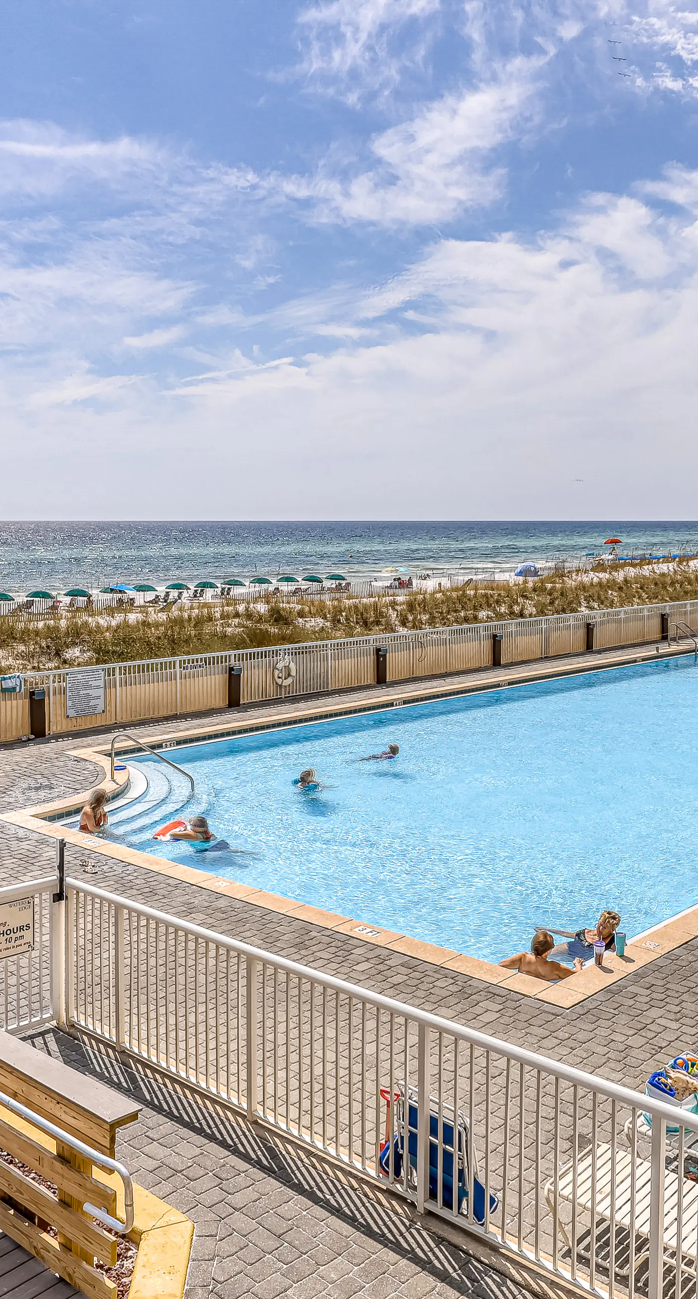 Second Floor Oceanfront Condo with Shared Pools, Ocean View, and Washer/Dryer