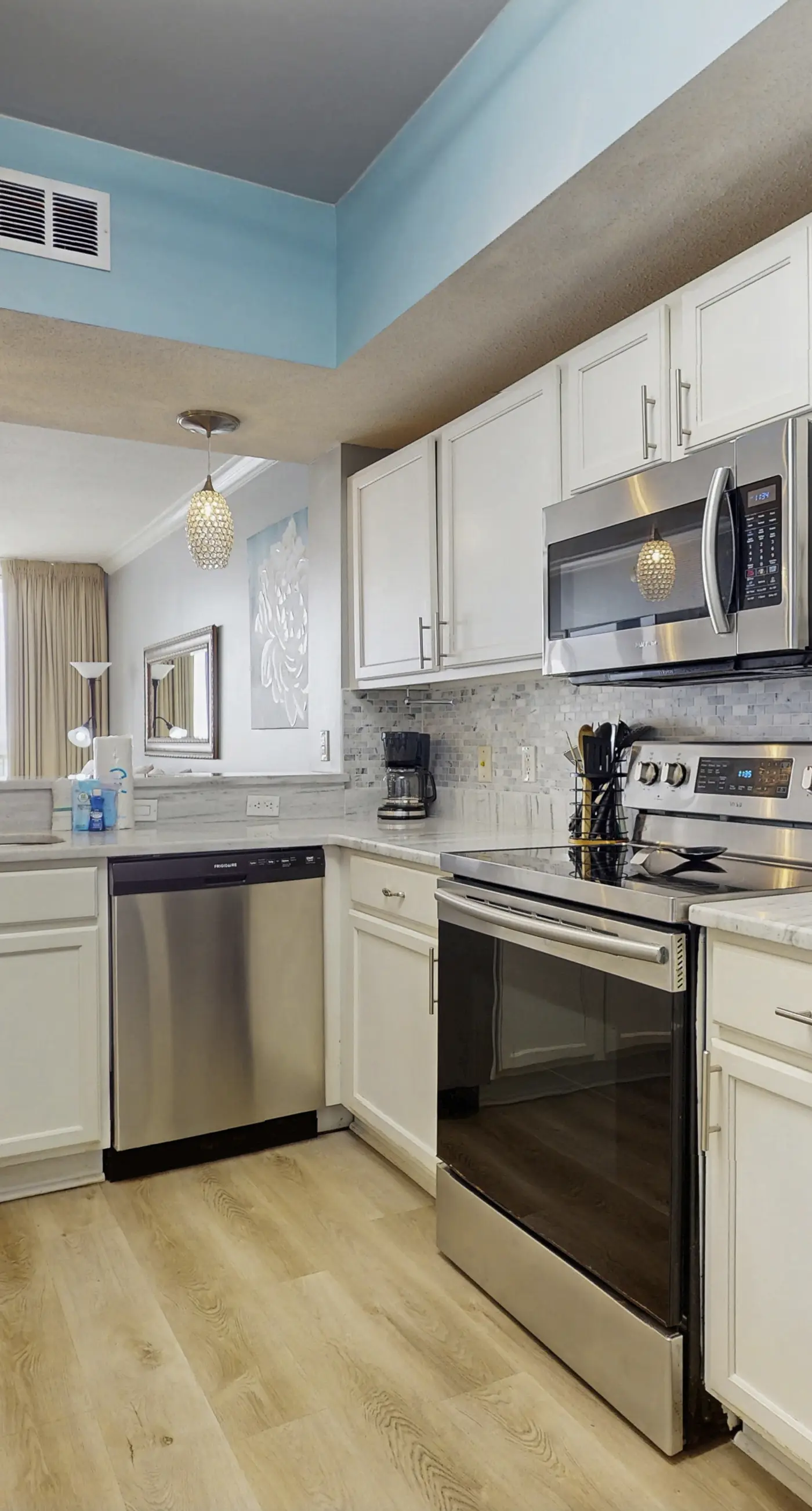 Second Floor Oceanfront Condo with Shared Pools, Ocean View, and Washer/Dryer