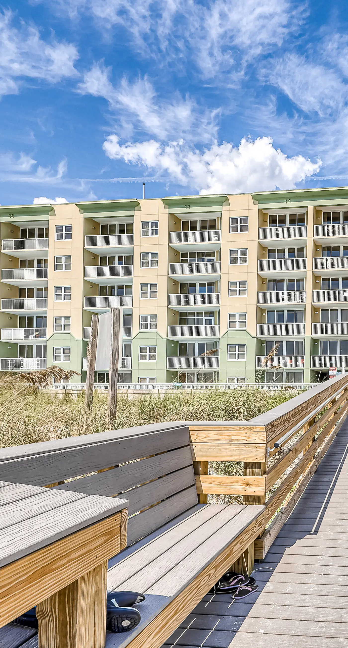 Second Floor Oceanfront Condo with Shared Pools, Ocean View, and Washer/Dryer