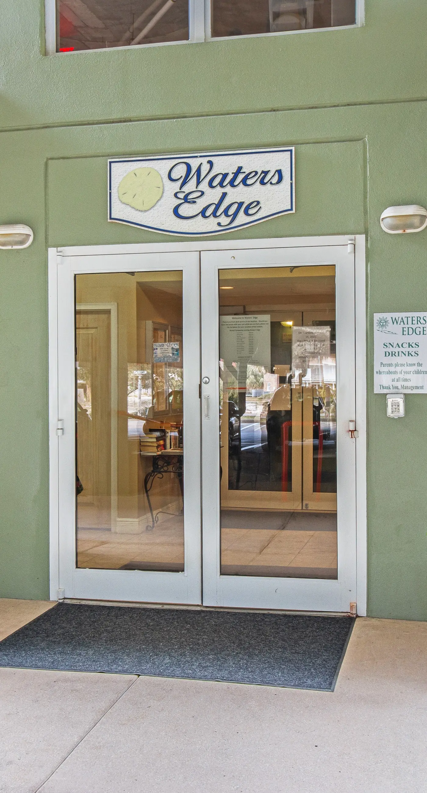 Waters Edge 106- Gulf front condo with furnished patio, pool, fitness room, boardwalk to beach