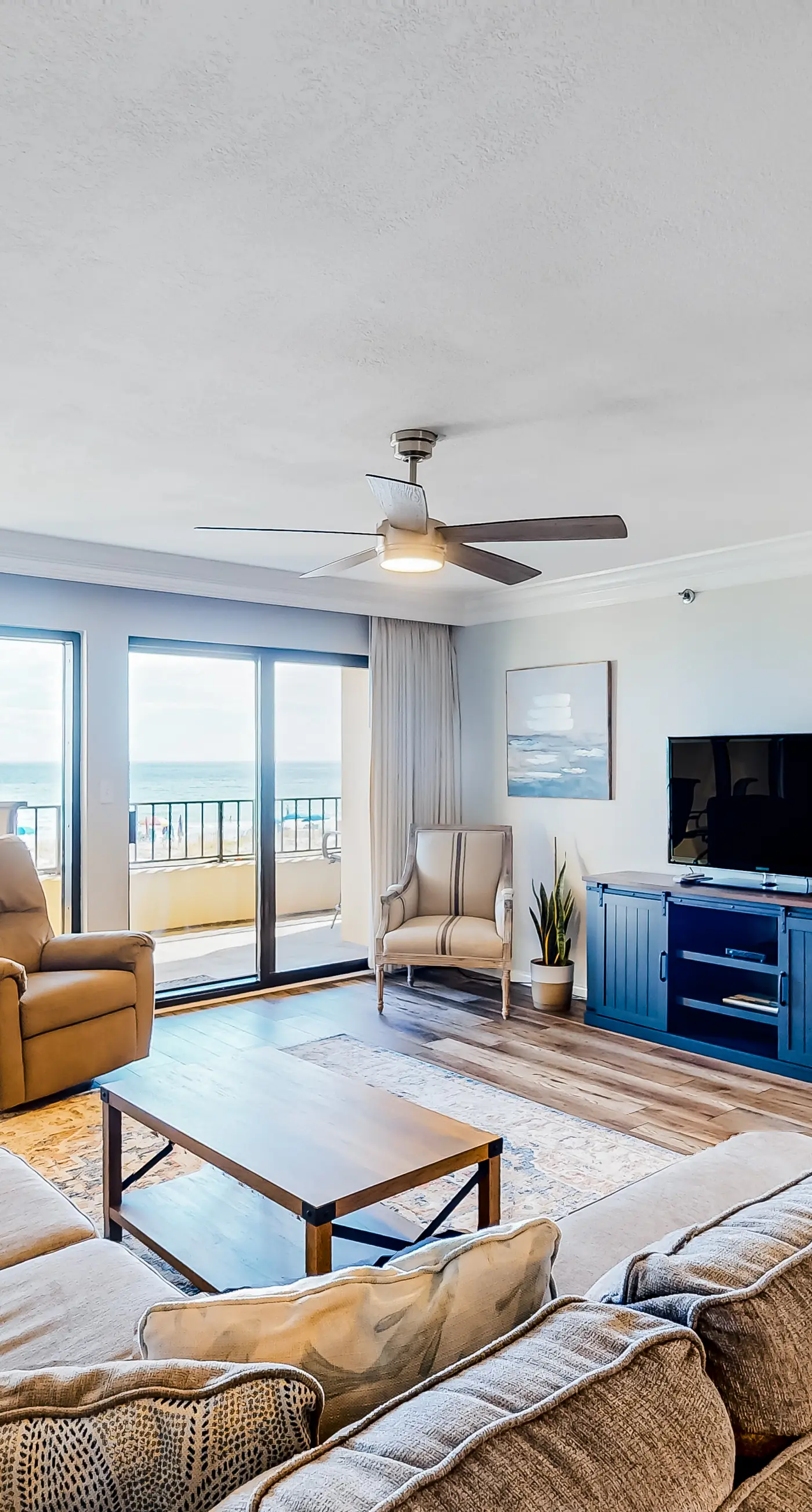 Surf Dweller 203- Beachfront resort condo with outdoor pool, Gulf views, balcony, W/D, & AC