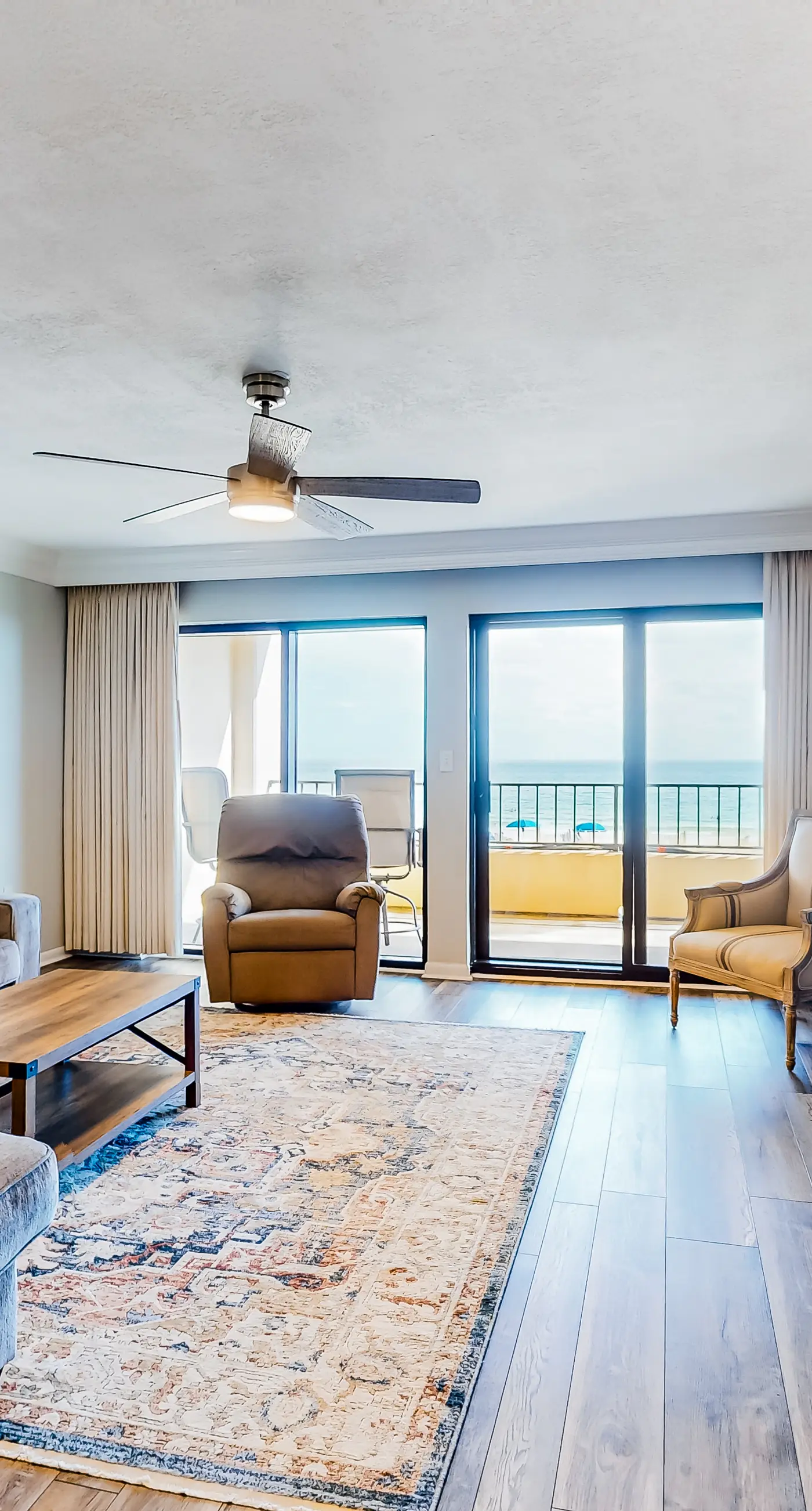 Surf Dweller 203- Beachfront resort condo with outdoor pool, Gulf views, balcony, W/D, & AC