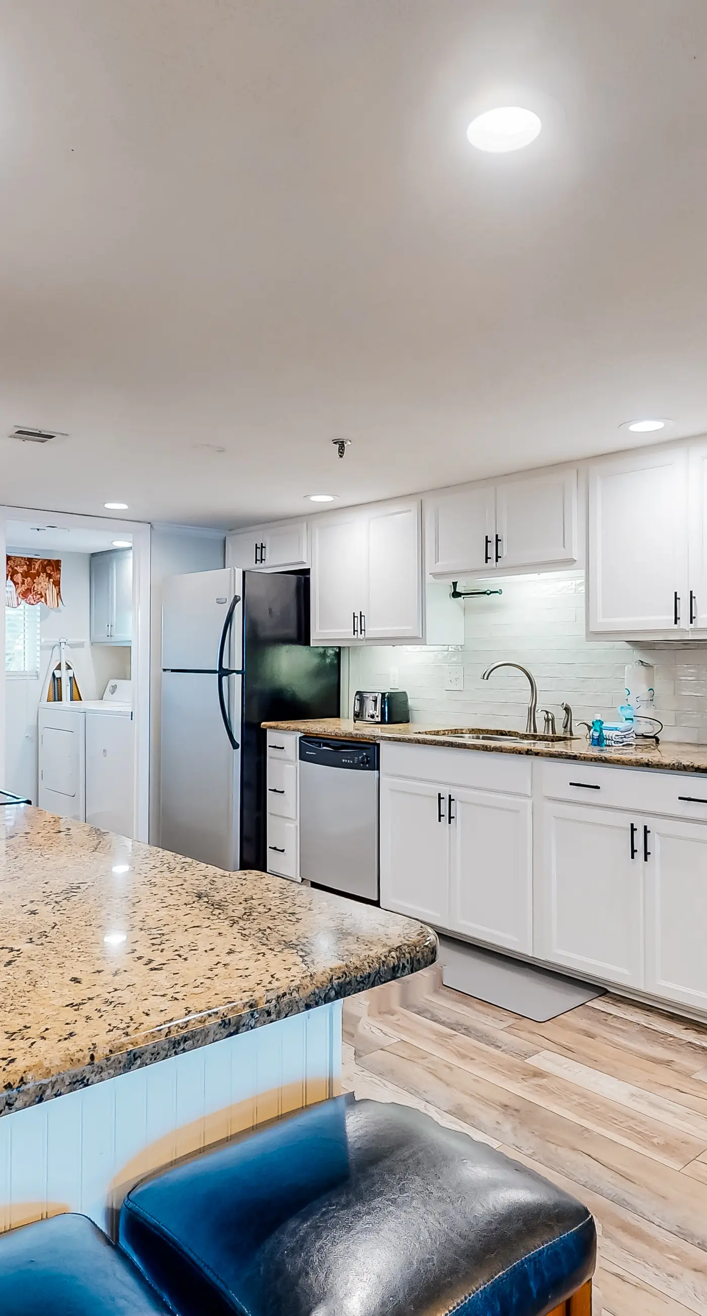 Surf Dweller 203- Beachfront resort condo with outdoor pool, Gulf views, balcony, W/D, & AC