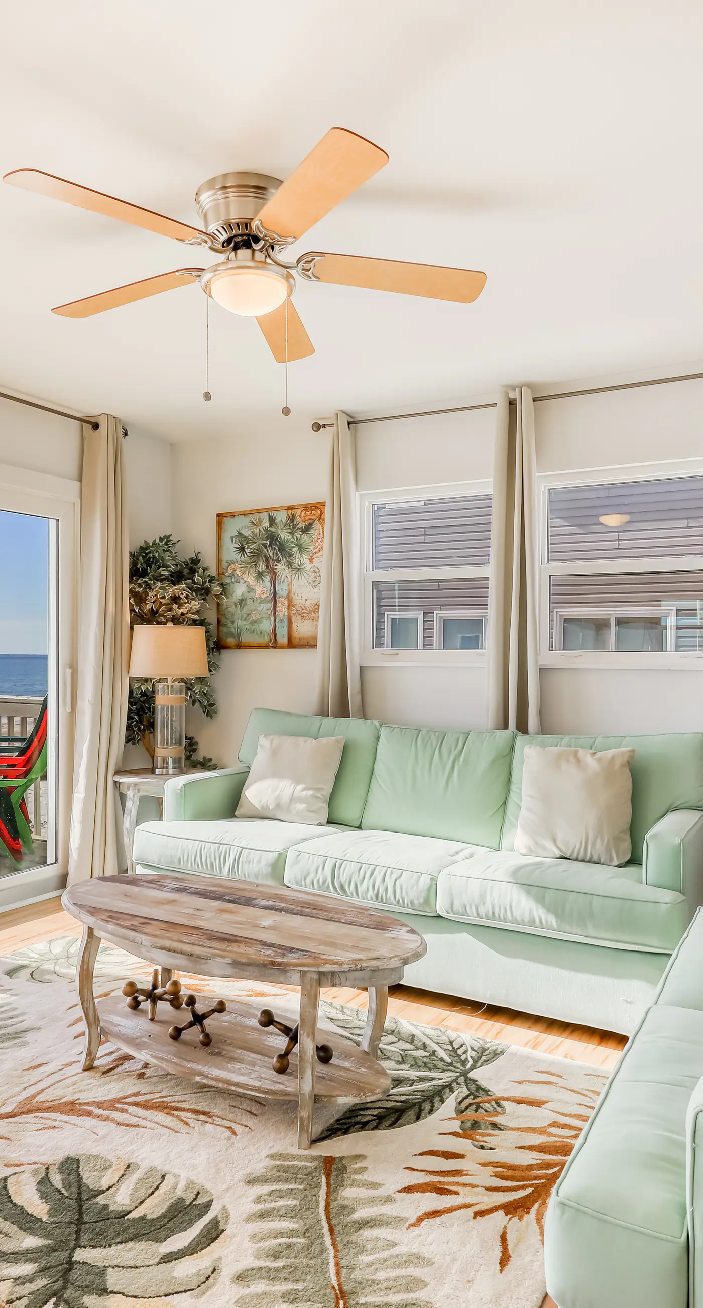 Beachfront home with coastal views & beach access - dog-friendly