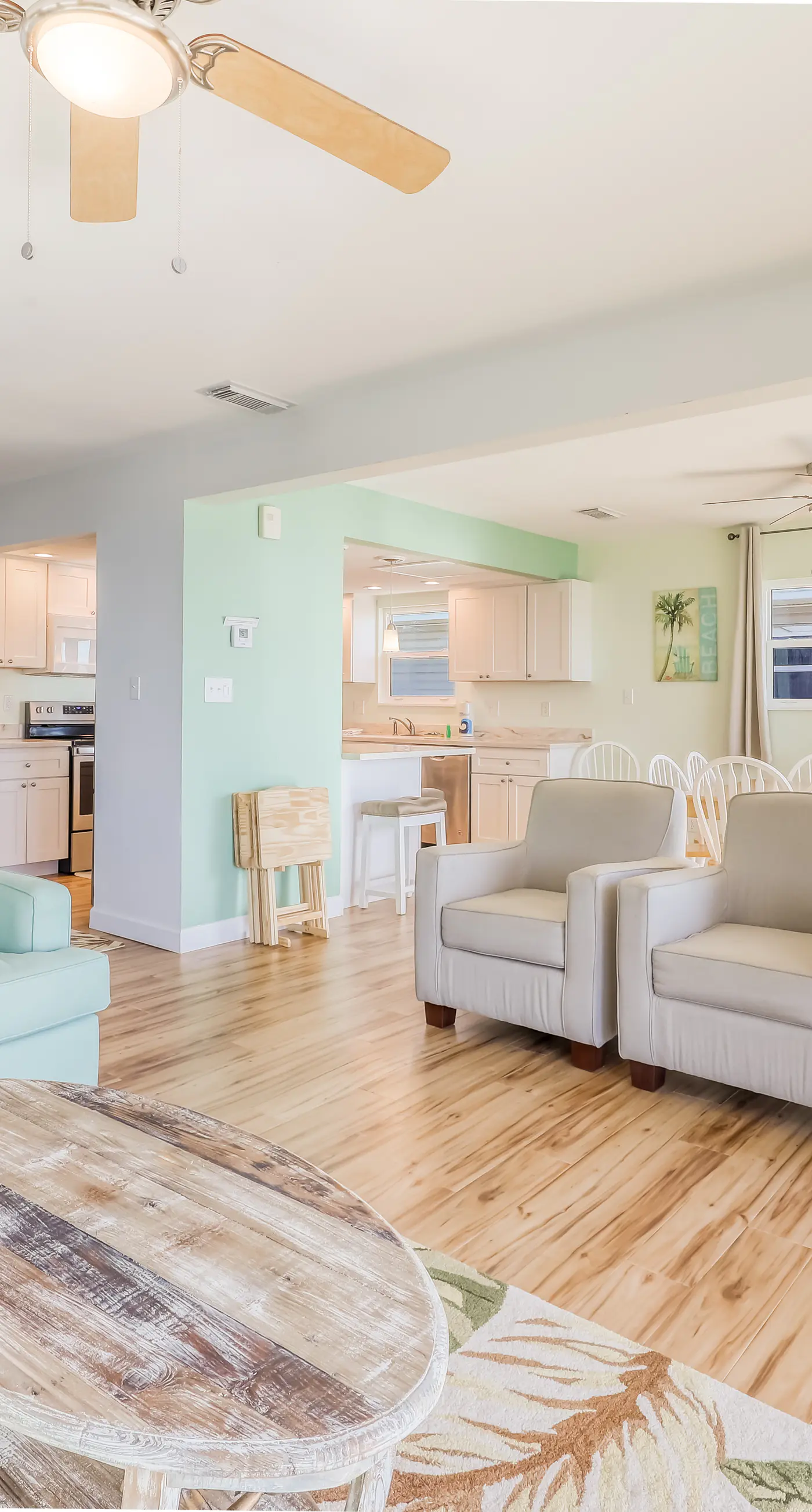 Beachfront home with coastal views & beach access - dog-friendly