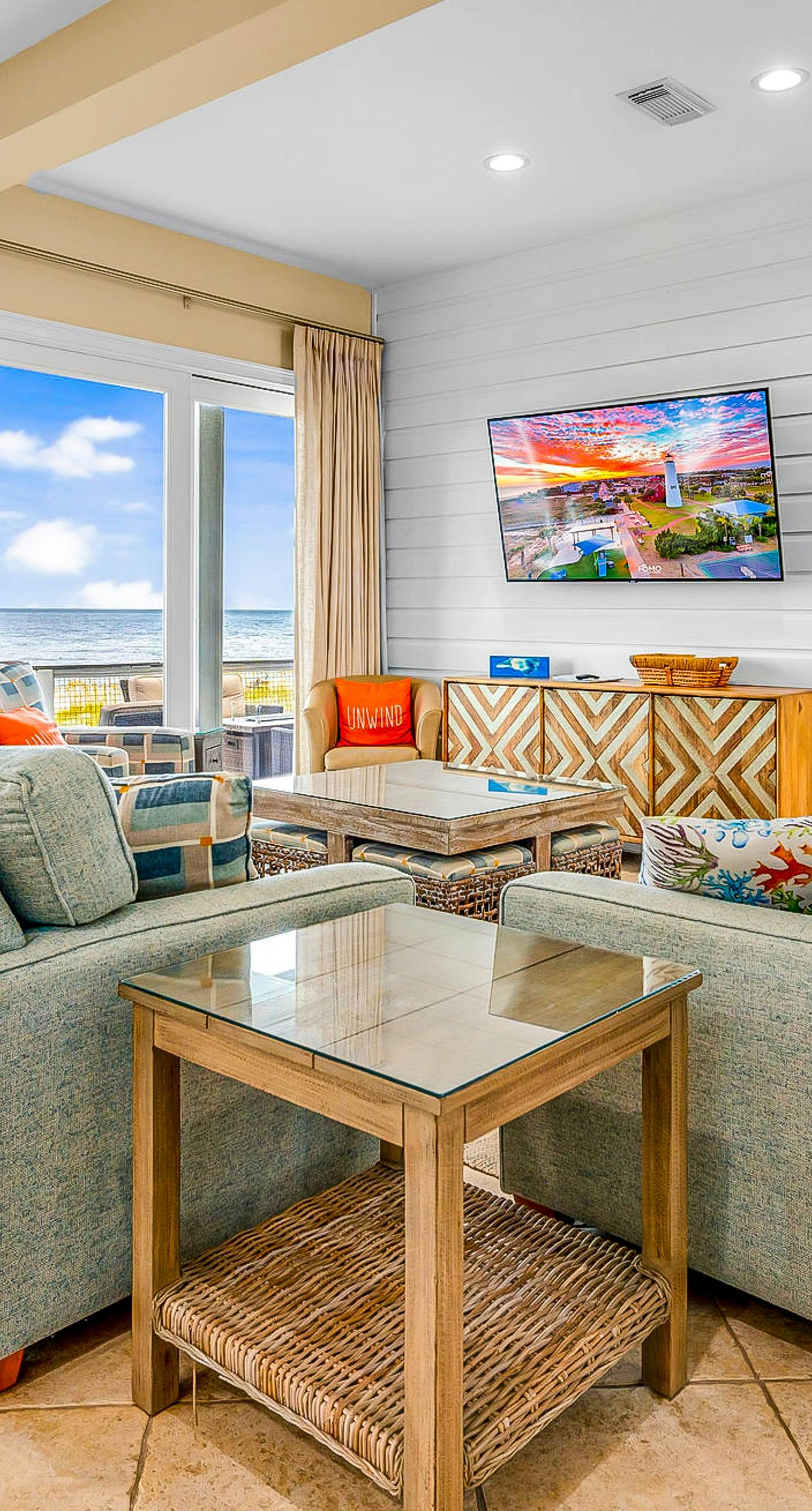 Gulf-front home with direct beach access, Gulf views, yard, & deck