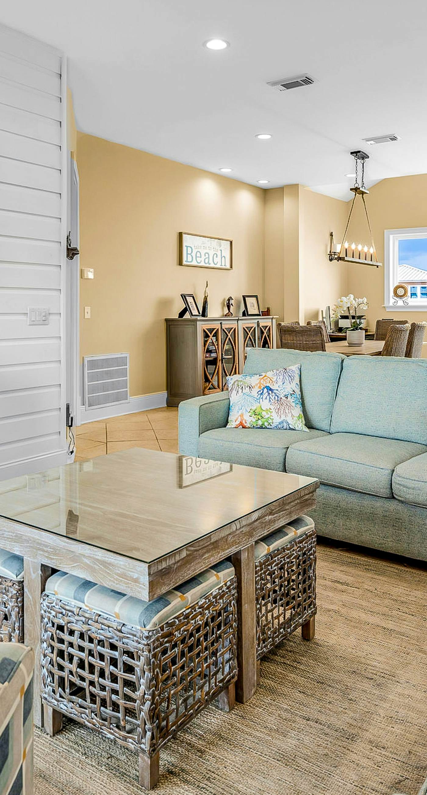 Gulf-front home with direct beach access, Gulf views, yard, & deck