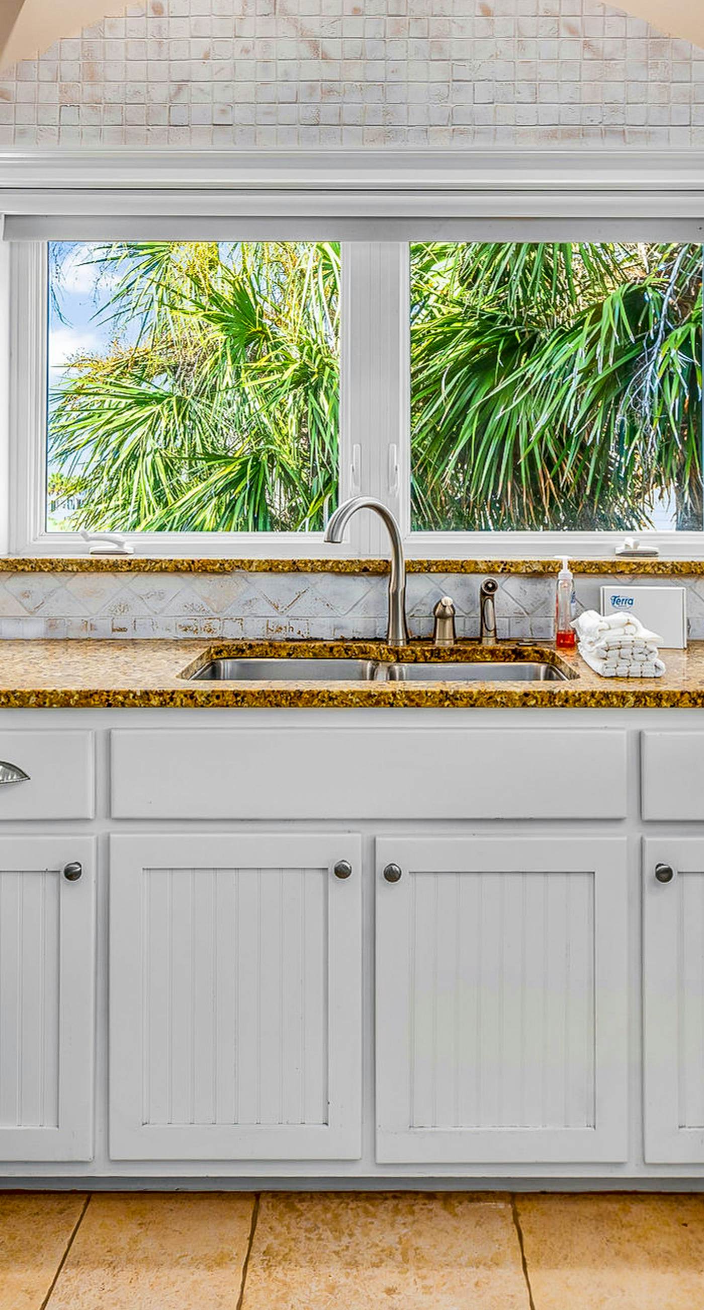 Gulf-front home with direct beach access, Gulf views, yard, & deck