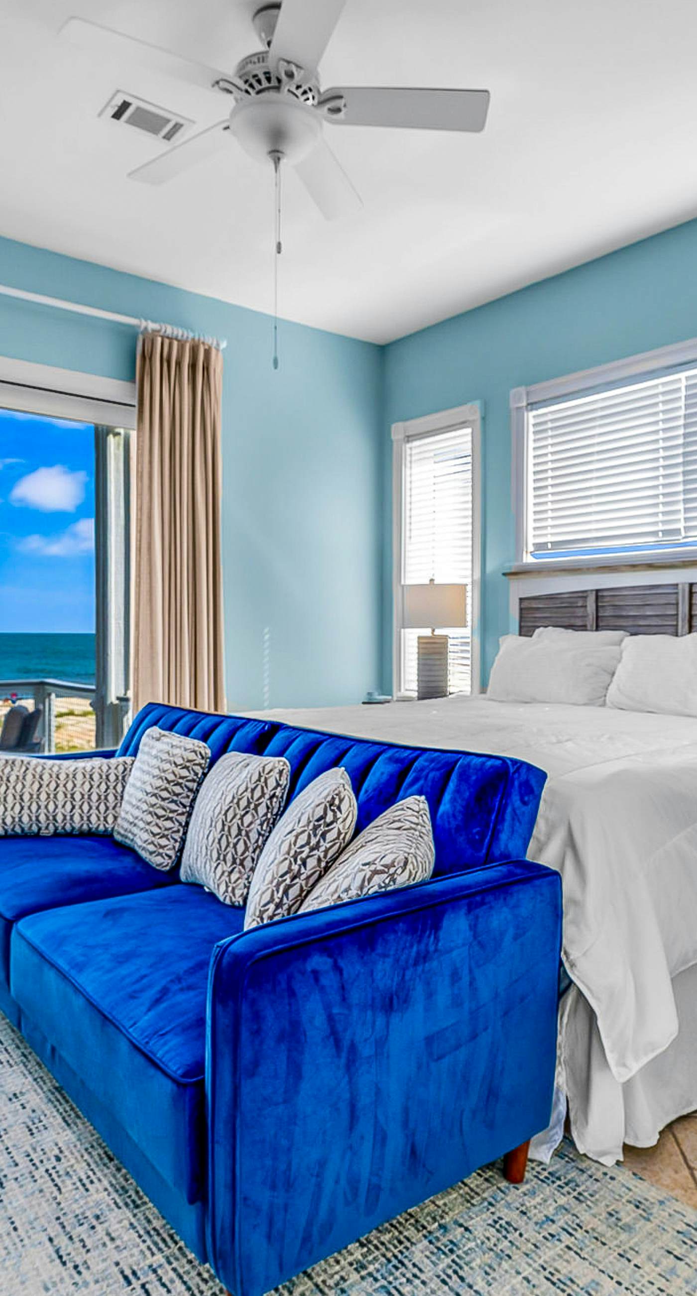 Gulf-front home with direct beach access, Gulf views, yard, & deck