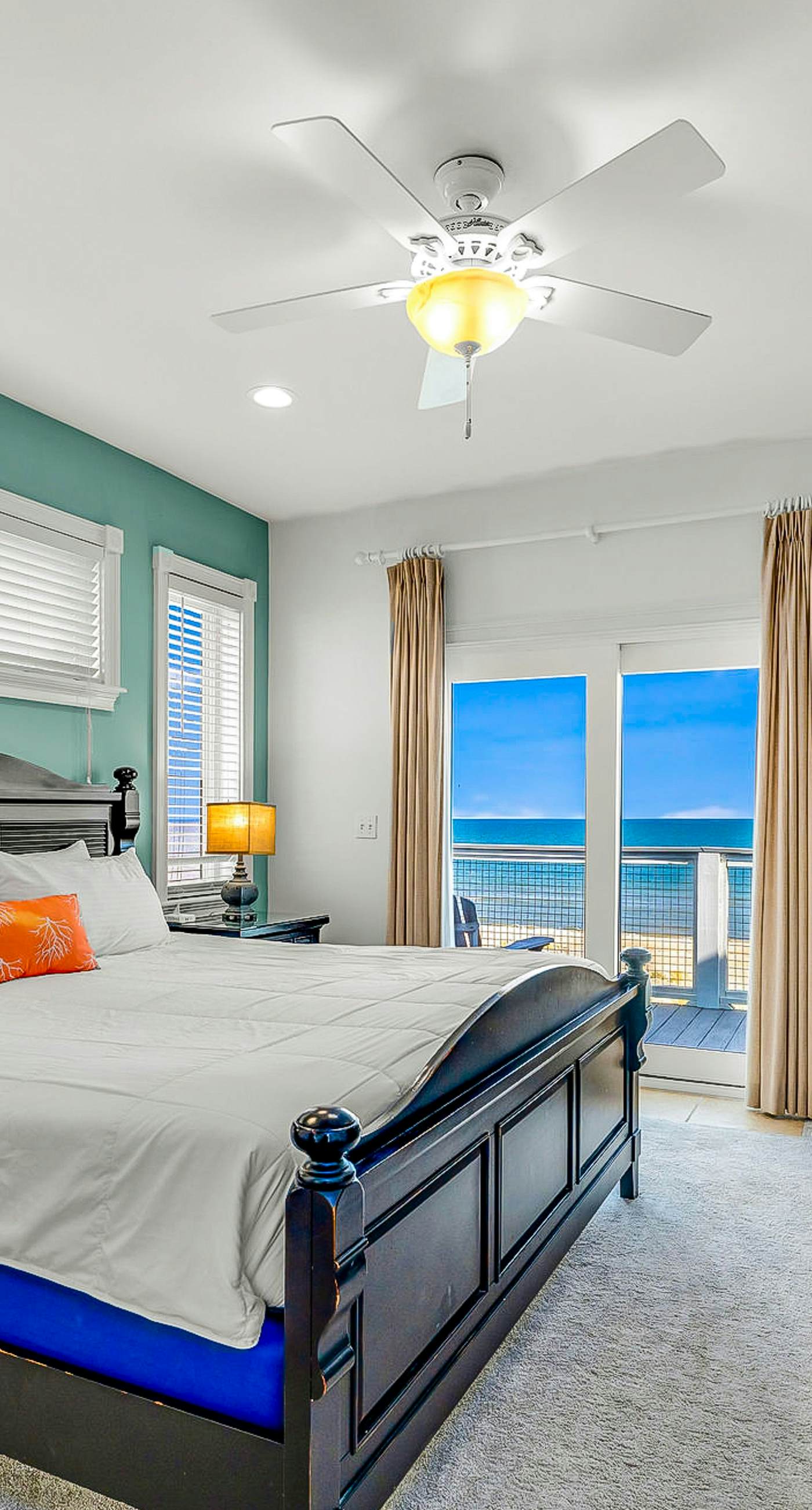 Gulf-front home with direct beach access, Gulf views, yard, & deck