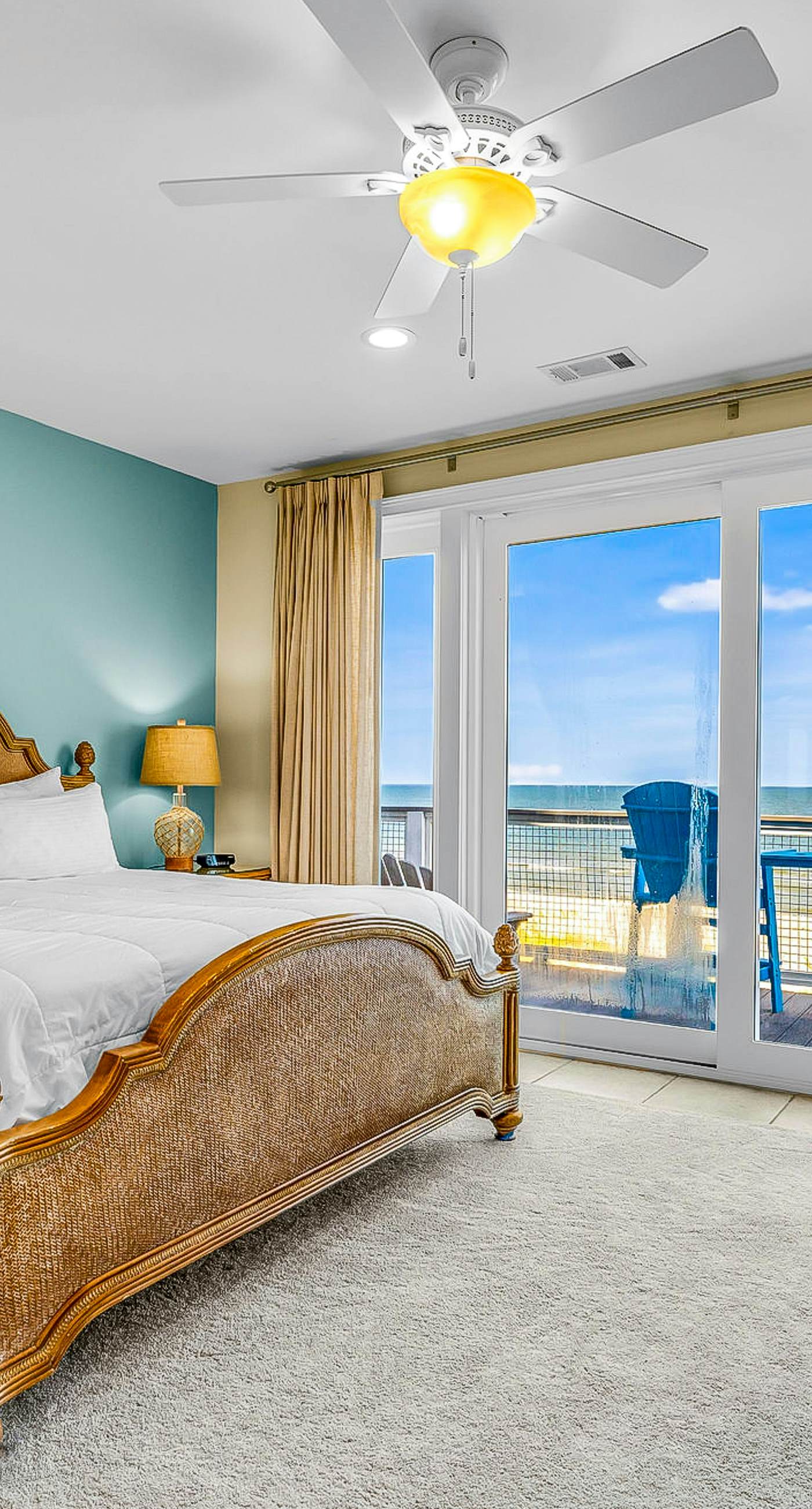 Gulf-front home with direct beach access, Gulf views, yard, & deck