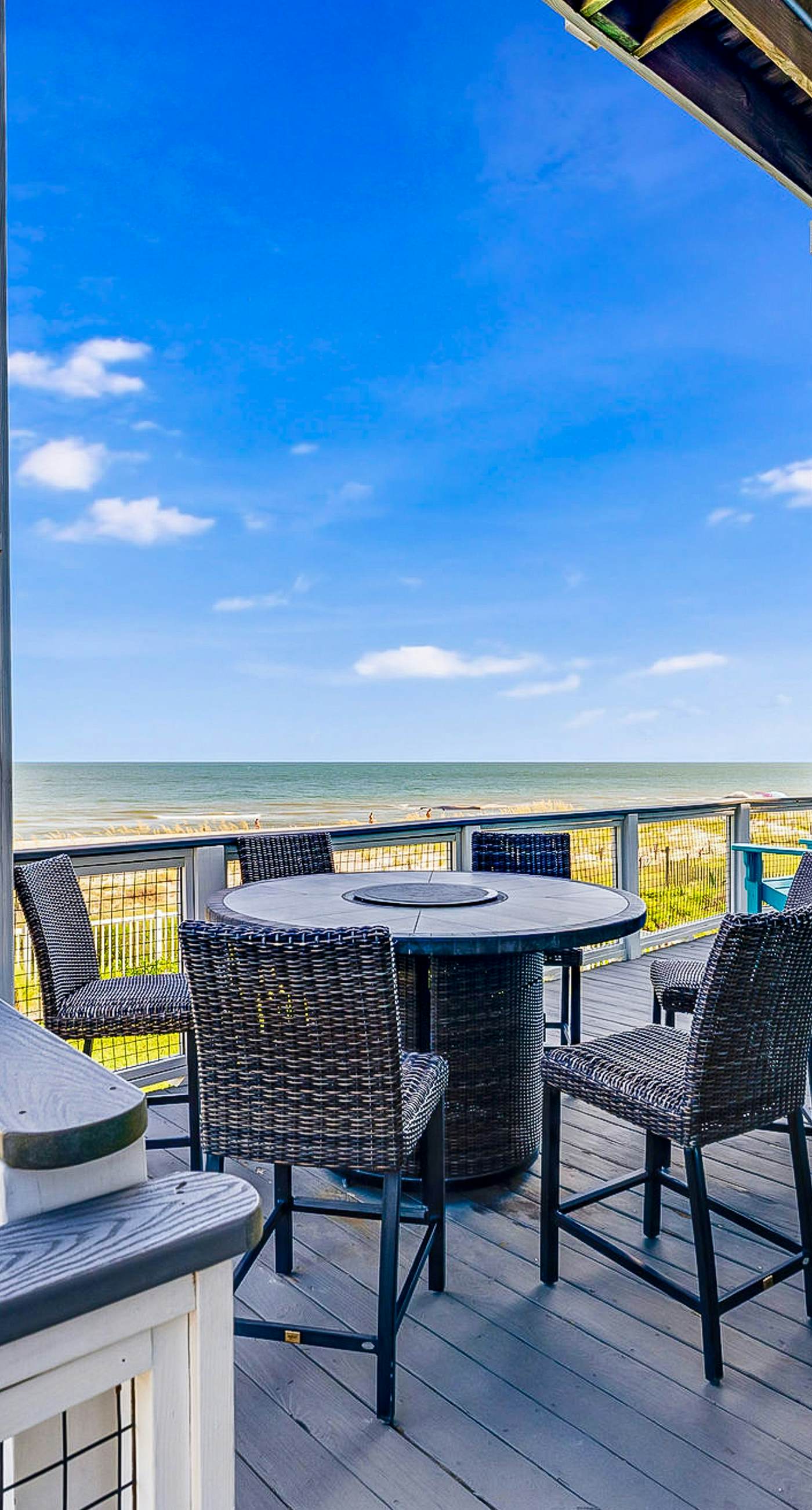 Gulf-front home with direct beach access, Gulf views, yard, & deck