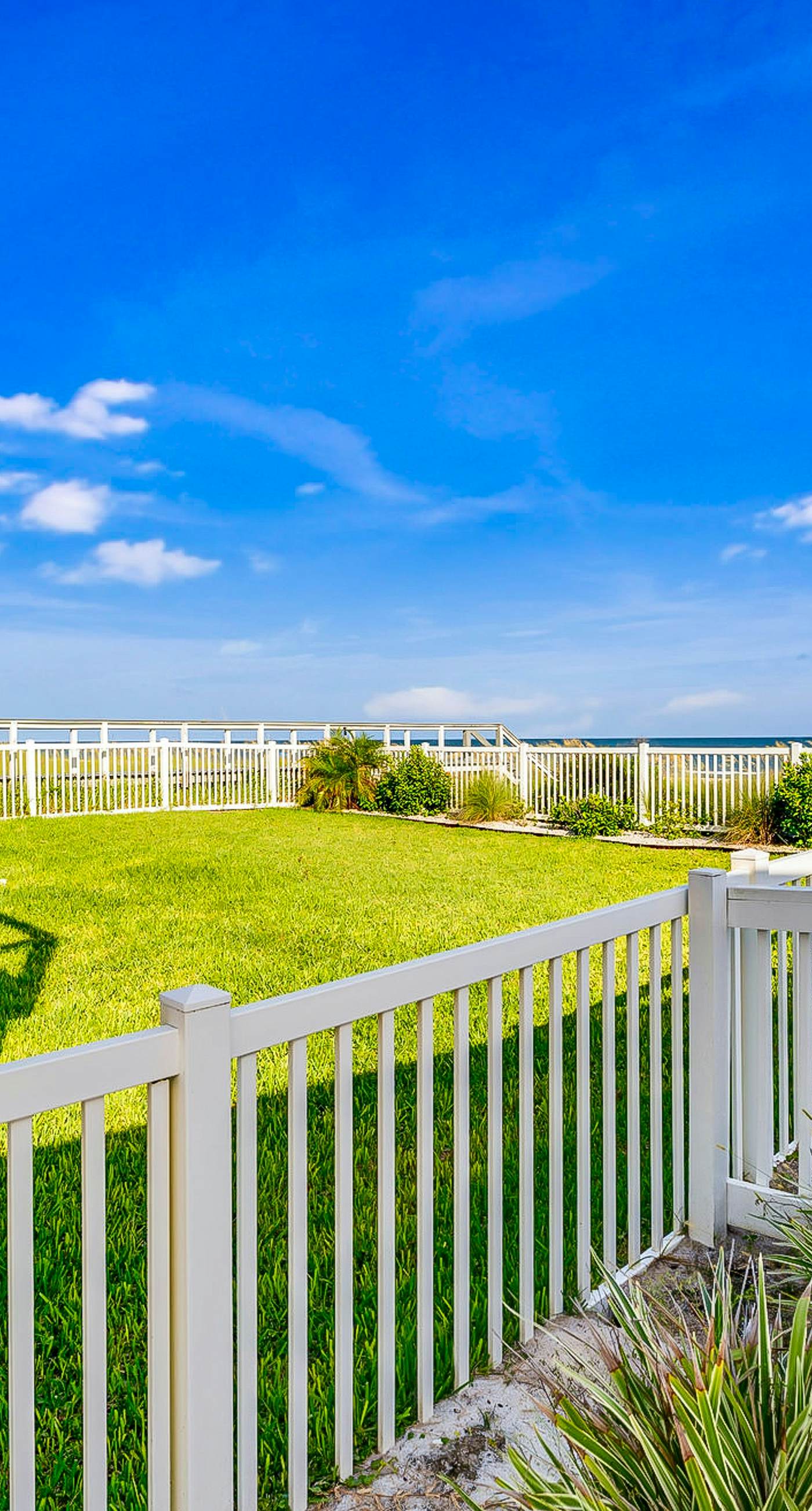 Gulf-front home with direct beach access, Gulf views, yard, & deck