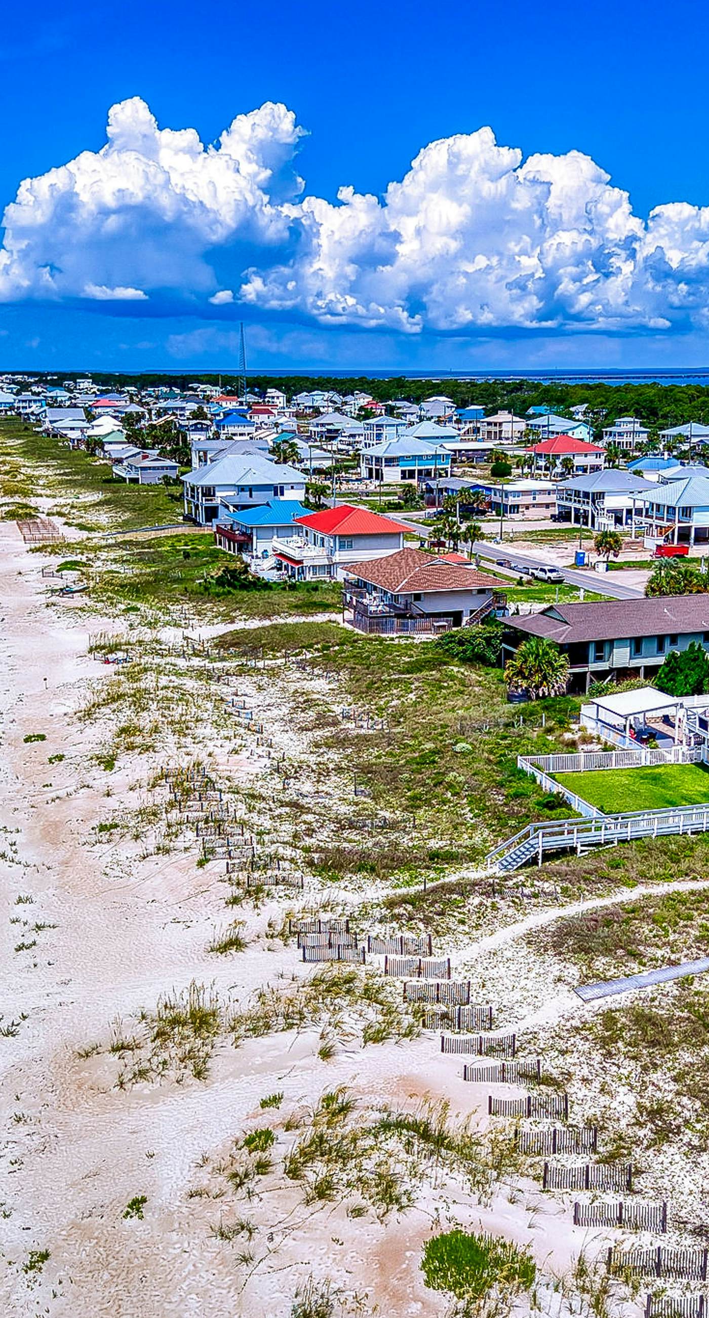 Gulf-front home with direct beach access, Gulf views, yard, & deck