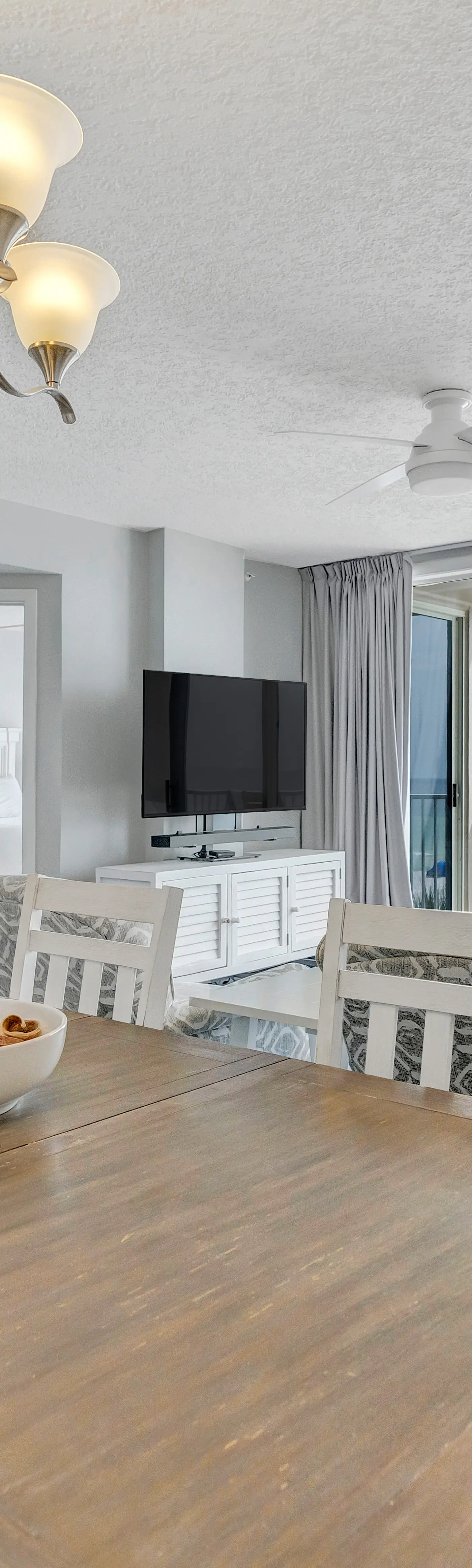 Island Princess 411- Seaside condo with wonderful beach views, balcony, grill, pool, hot tub, & gym