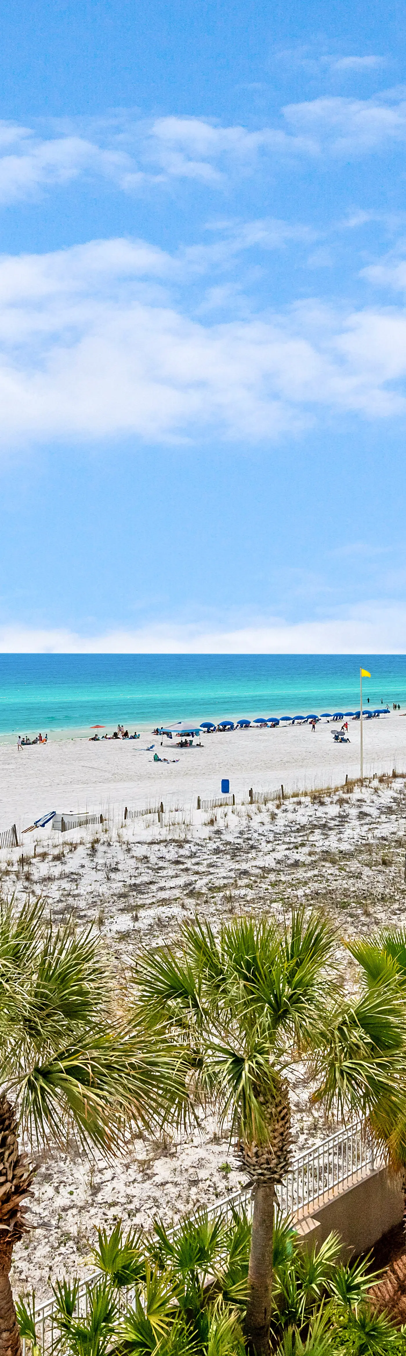 Island Princess 411- Seaside condo with wonderful beach views, balcony, grill, pool, hot tub, & gym