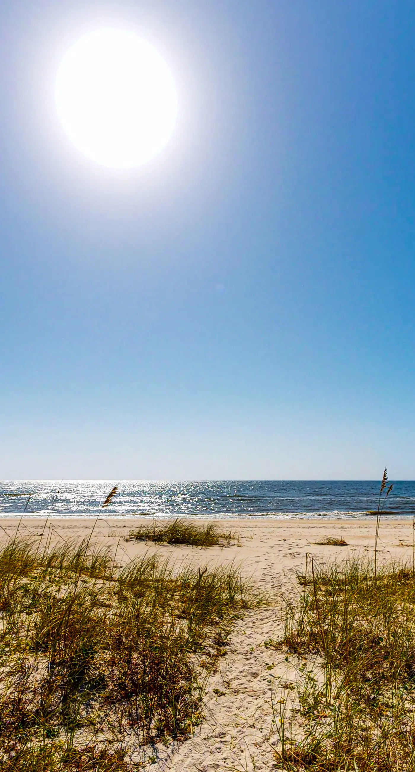 Beachfront home with expansive deck, screened porch, washer&dryer & central AC