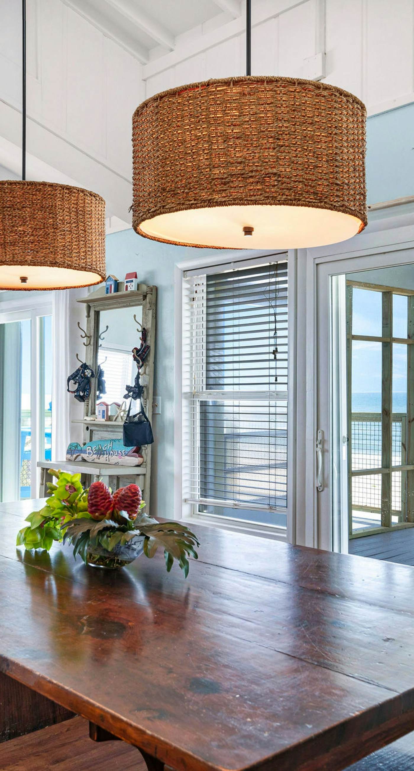 Dog-friendly with Gulf view, pool, balcony, deck, fireplace, central AC, & W&D