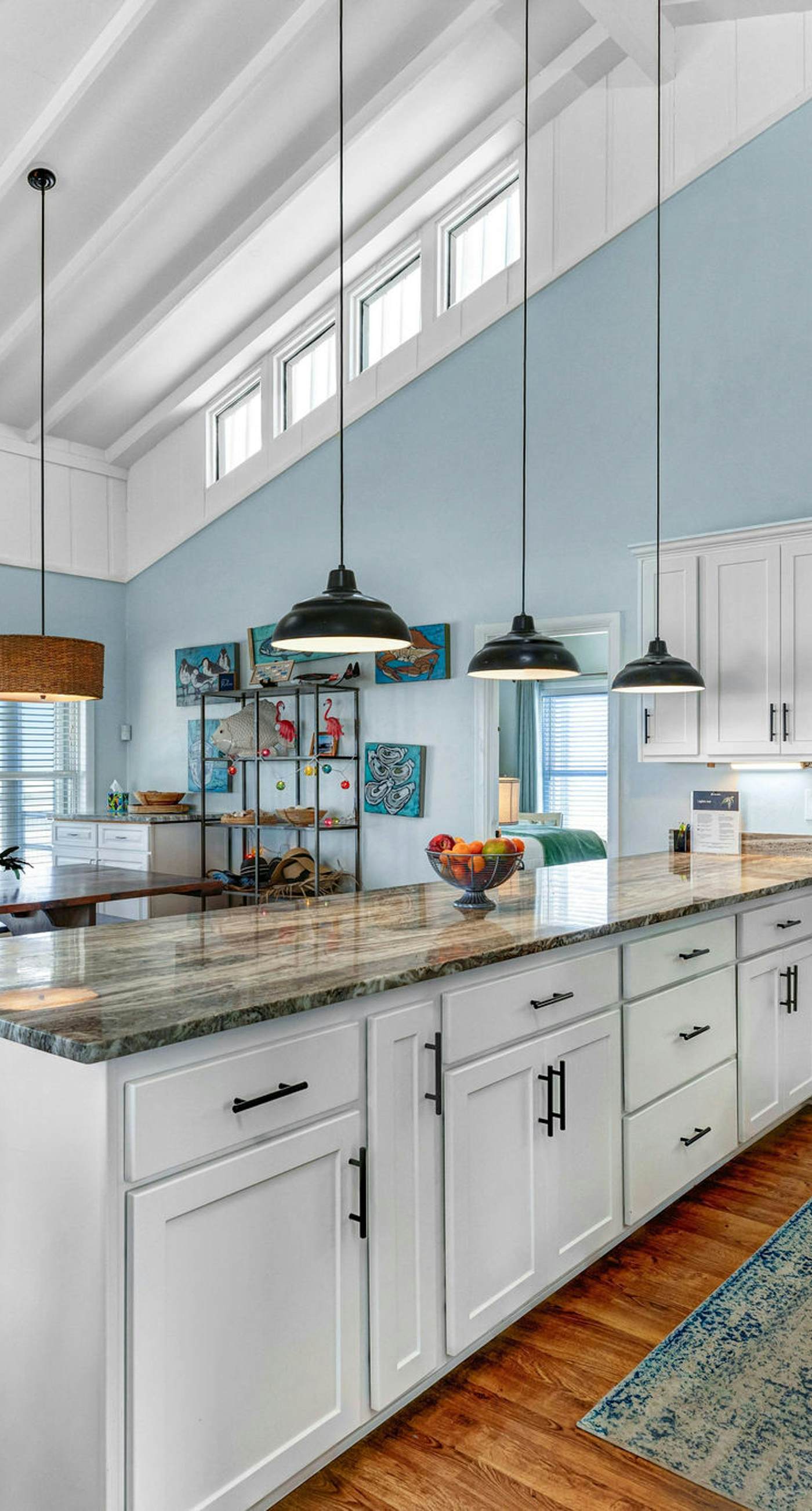 Dog-friendly with Gulf view, pool, balcony, deck, fireplace, central AC, & W&D