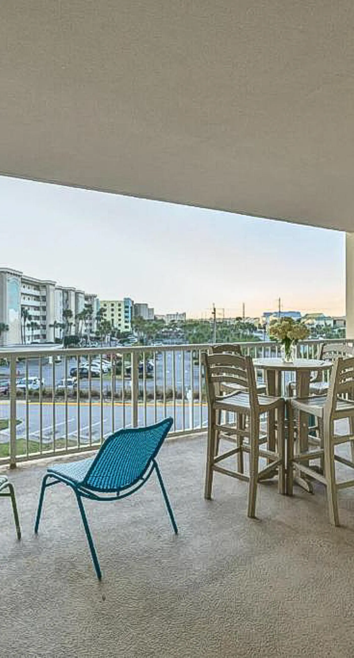 Luxury condo with on-site pools and a convenient central location