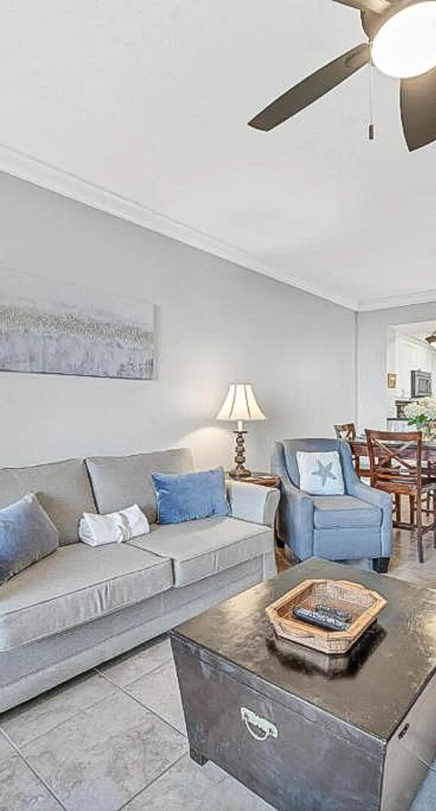 Luxury condo with on-site pools and a convenient central location