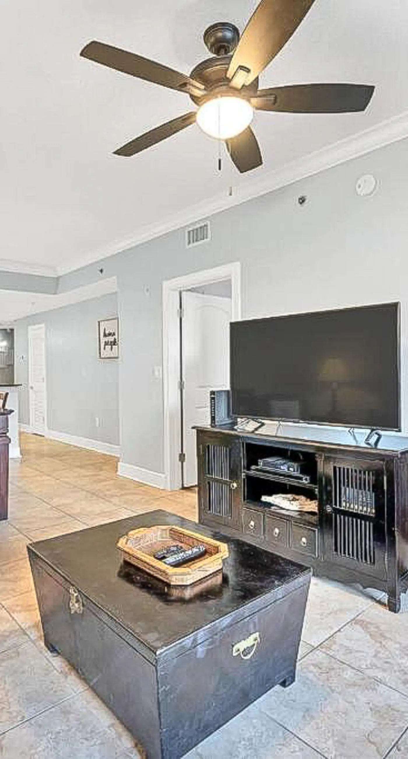 Luxury condo with on-site pools and a convenient central location