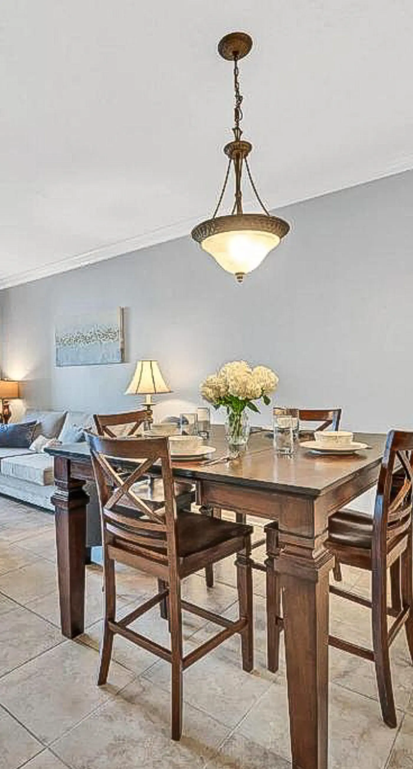 Luxury condo with on-site pools and a convenient central location