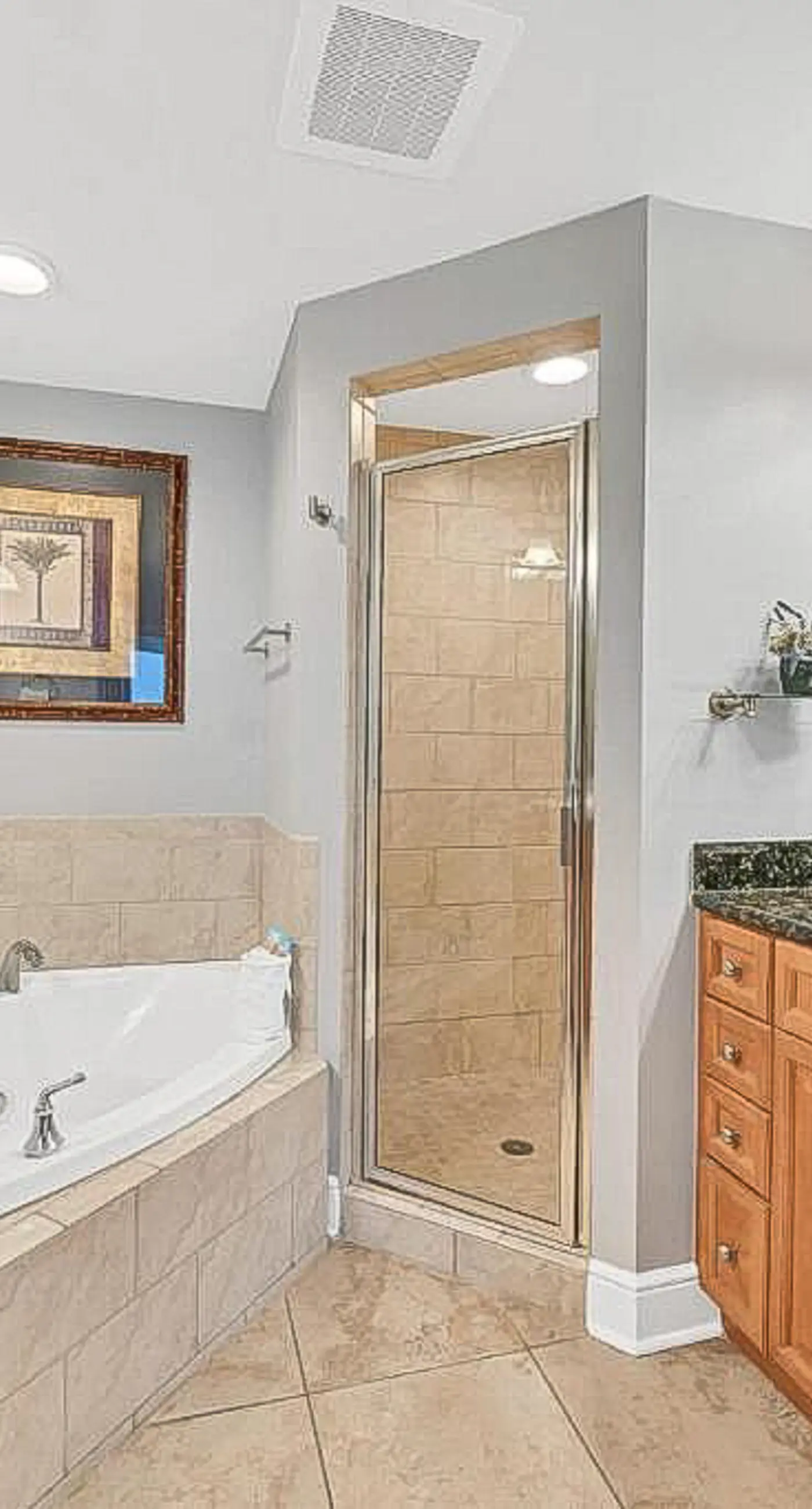 Luxury condo with on-site pools and a convenient central location