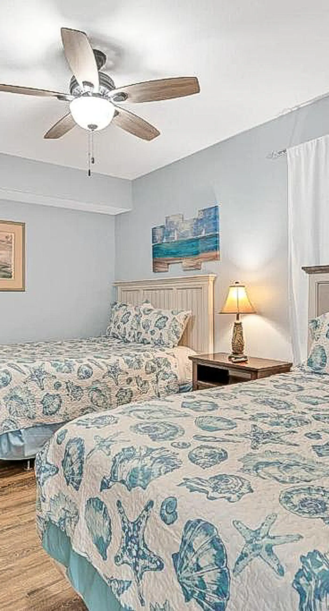 Luxury condo with on-site pools and a convenient central location