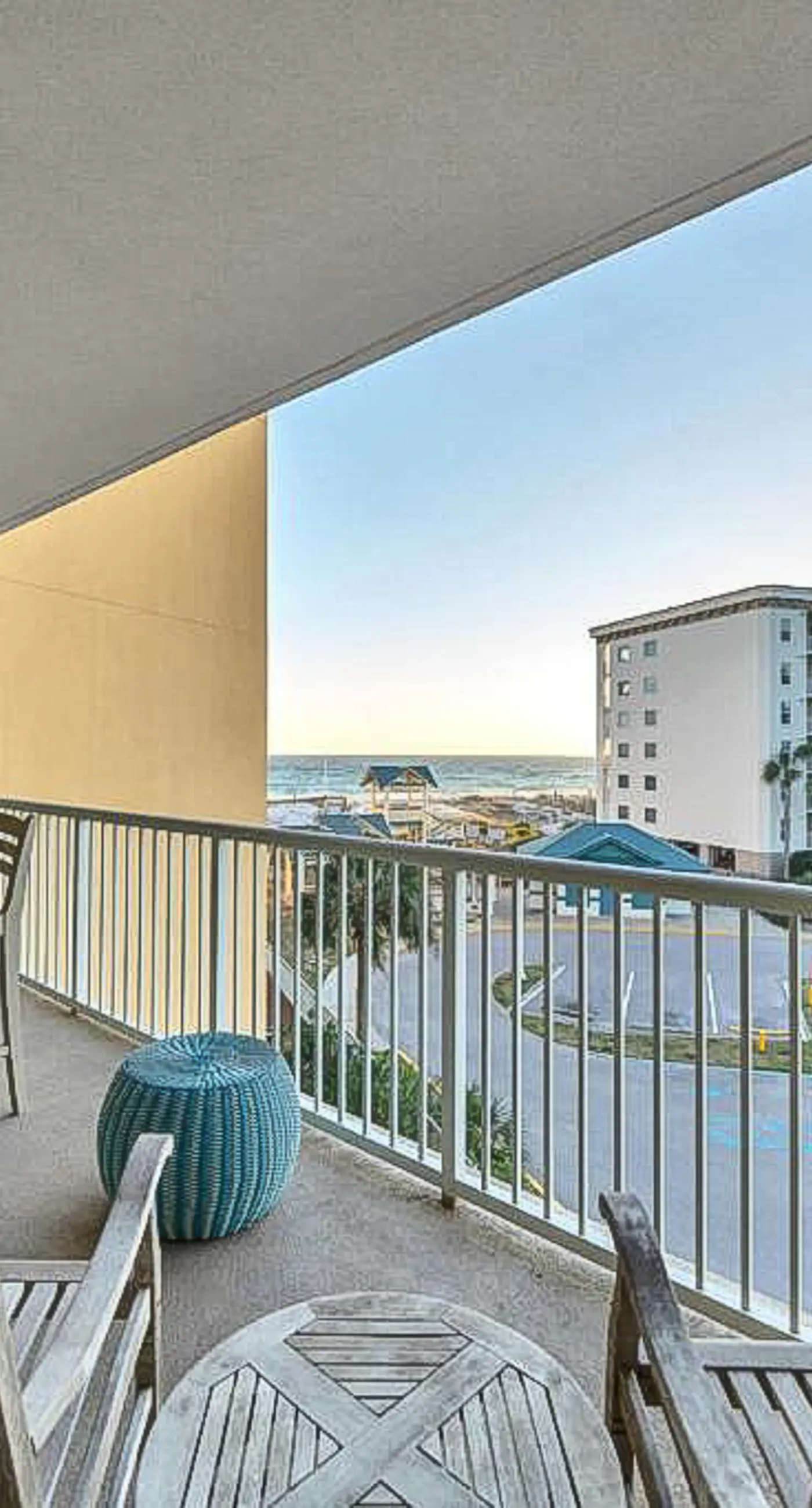 Luxury condo with on-site pools and a convenient central location