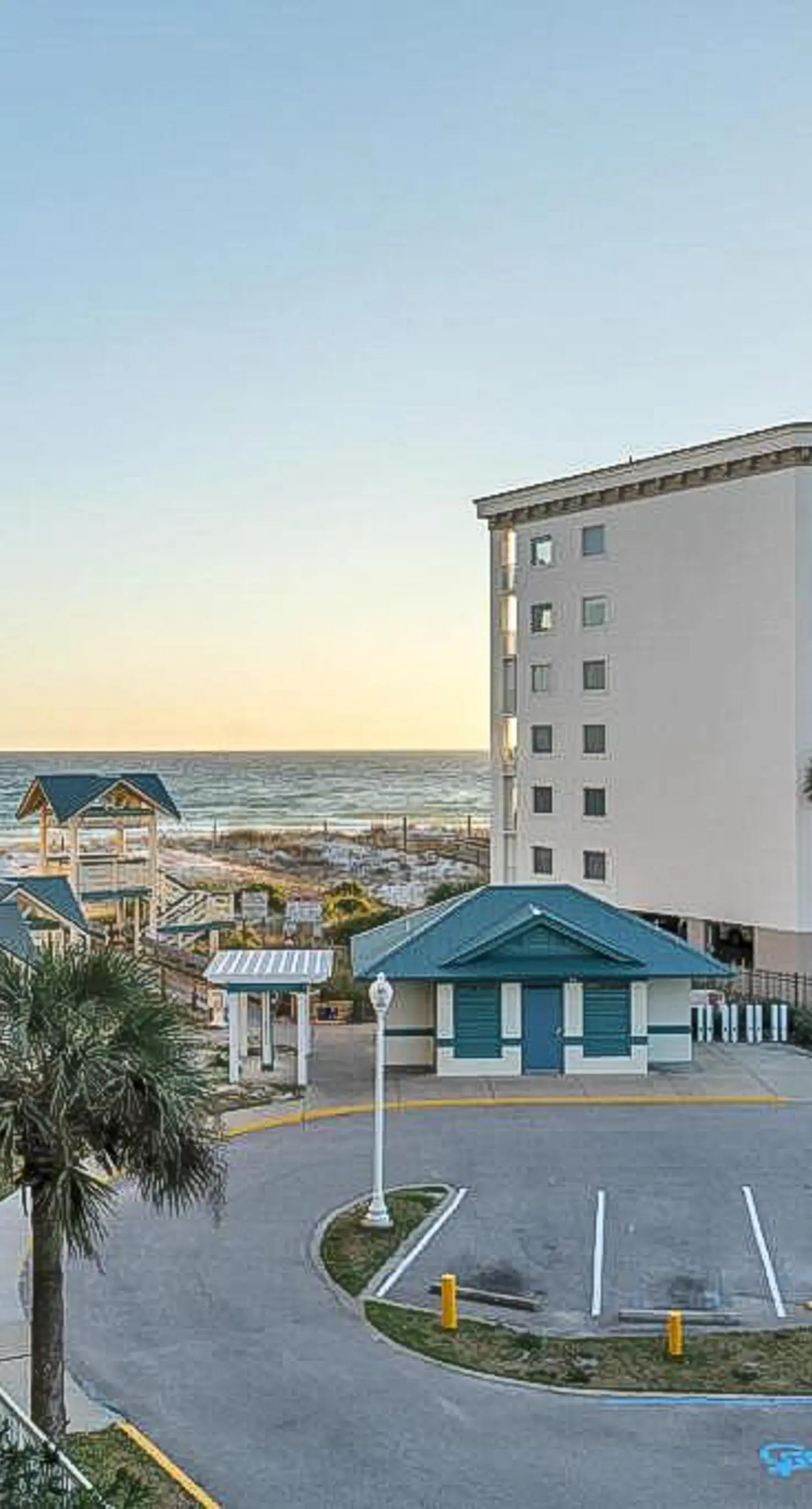 Luxury condo with on-site pools and a convenient central location