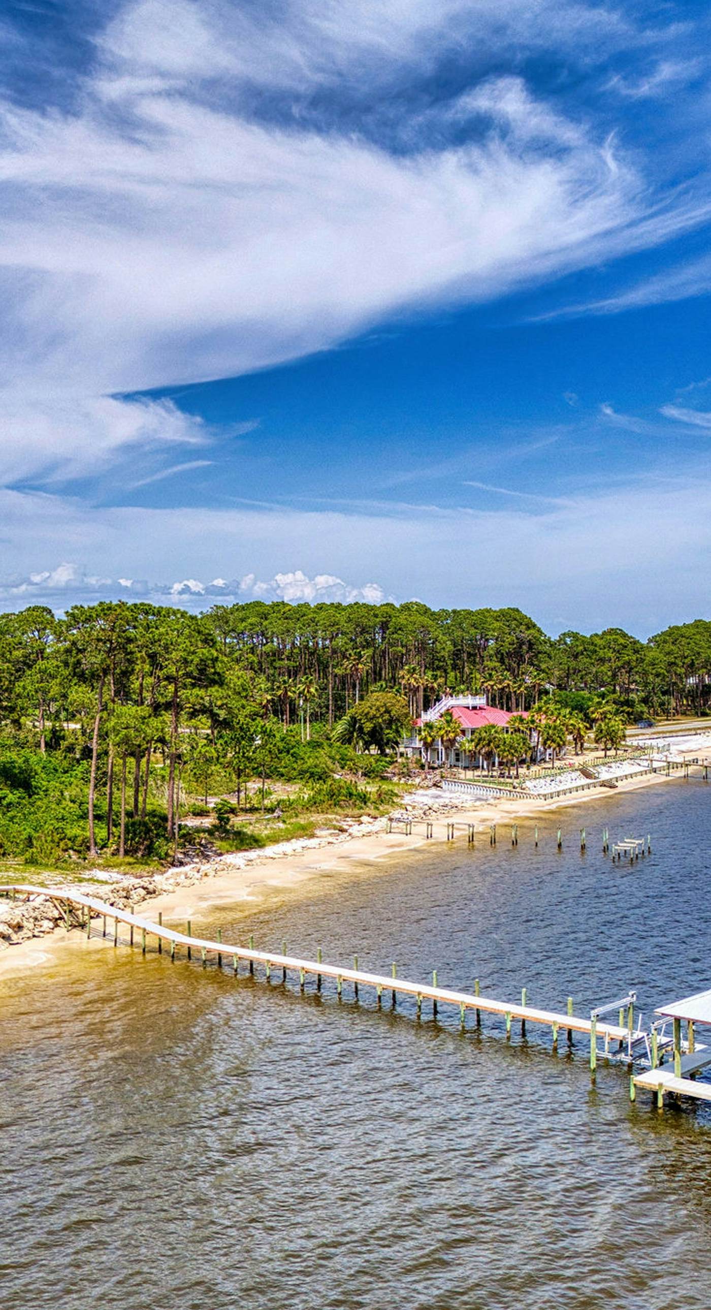 Gulf-front, dog-friendly home with private pool, great view, deck & beach access