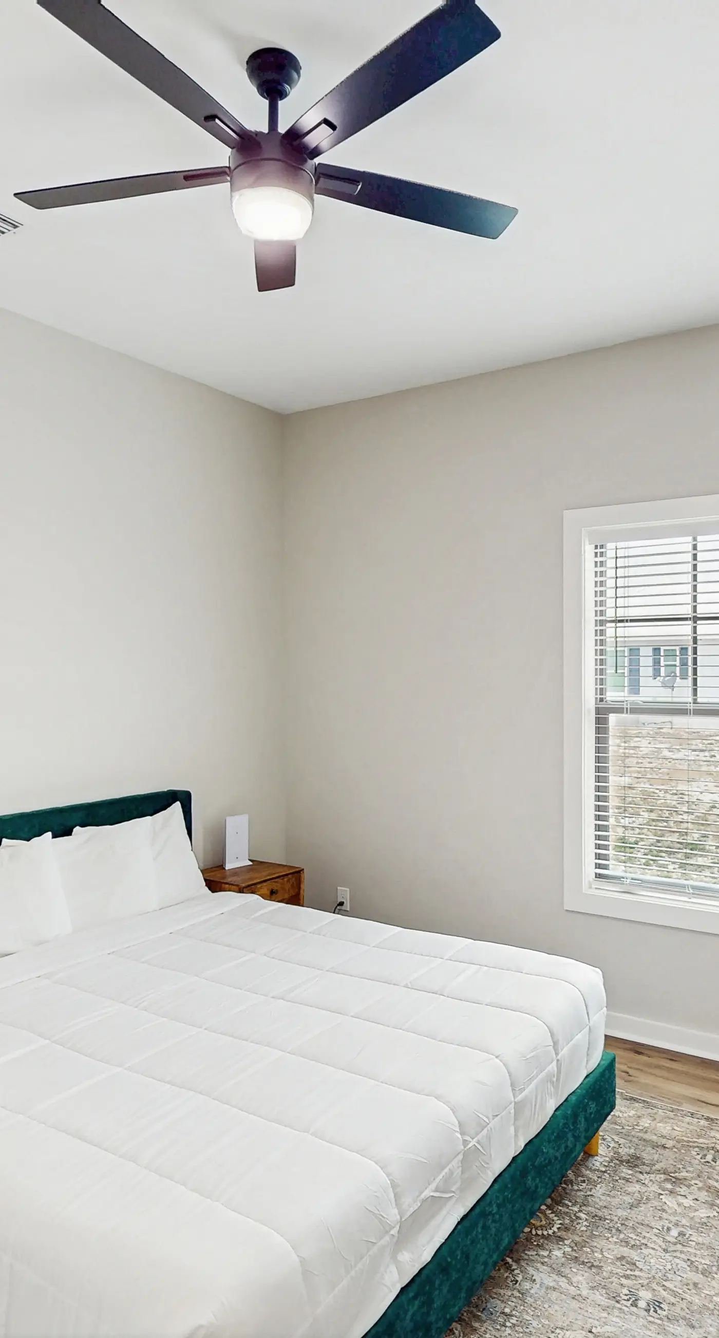 Dog-friendly bay view duplex with full kitchen, washer/dryer, & central AC