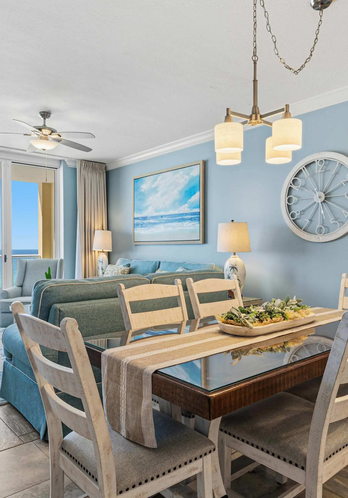 Enchanting oceanfront condo with pool, balcony, fitness area, & washer&dryer