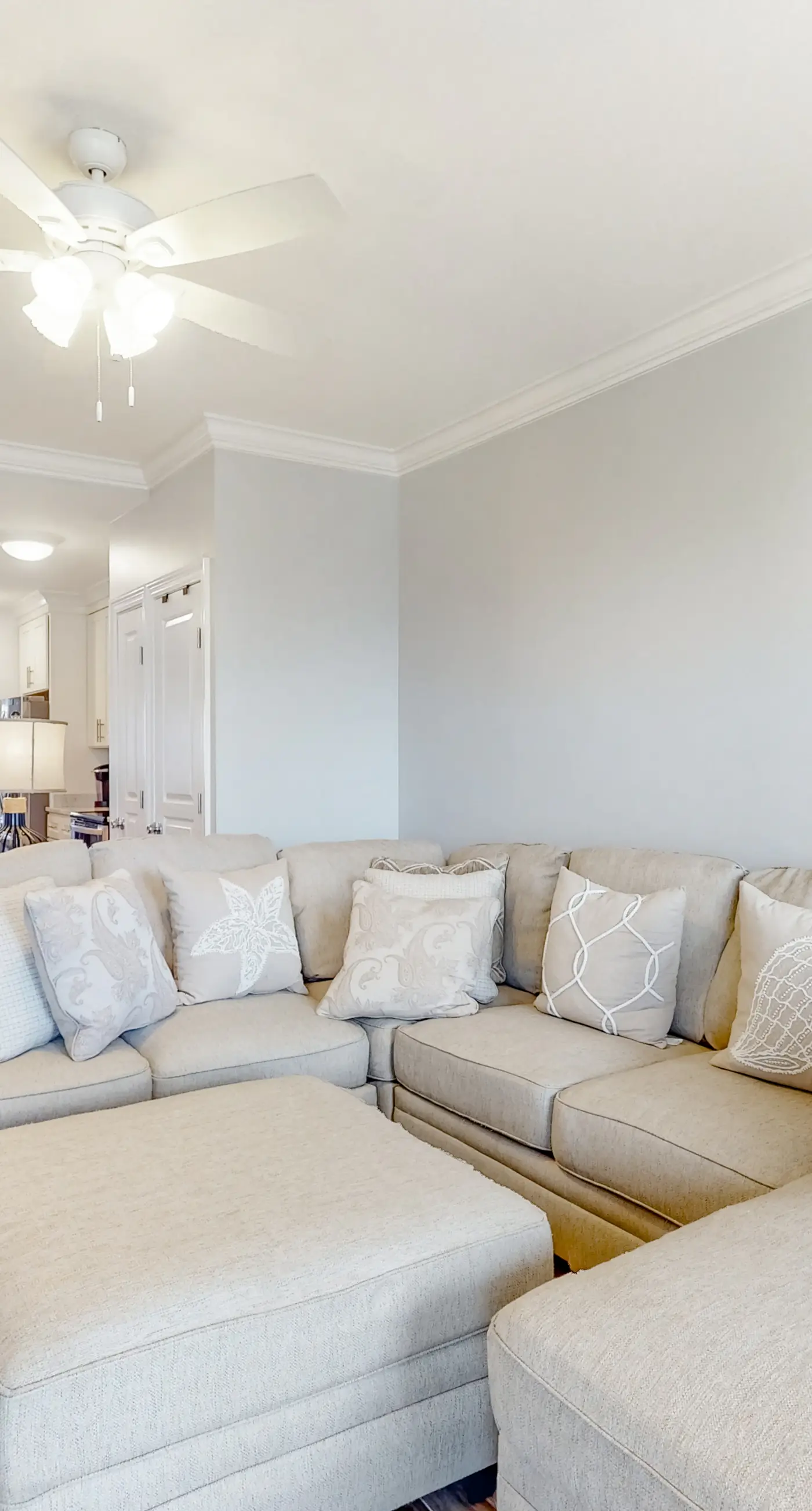 Charming stay near the sea with balcony, open layout, smart TVs, & W/D
