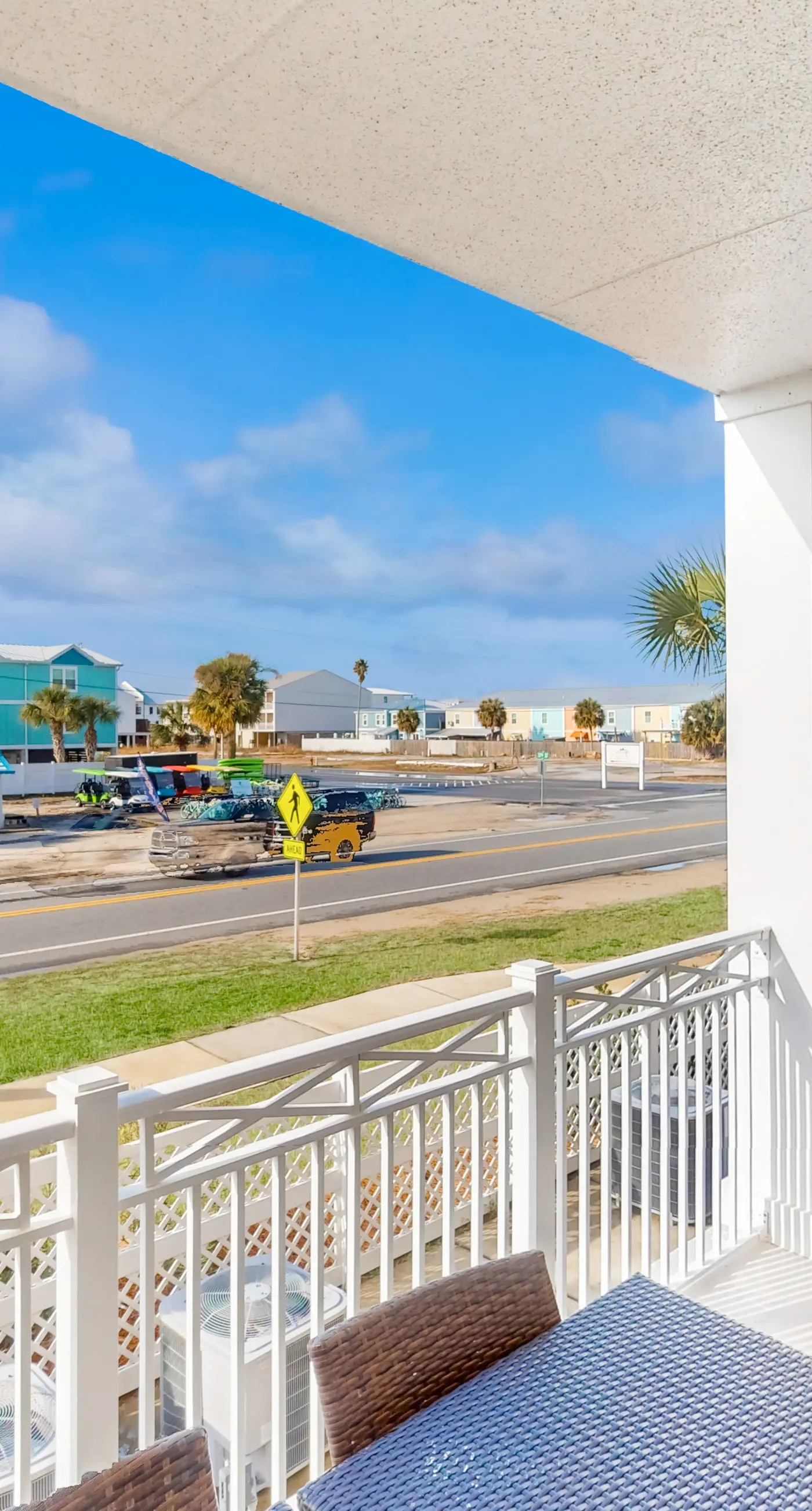 Charming stay near the sea with balcony, open layout, smart TVs, & W/D