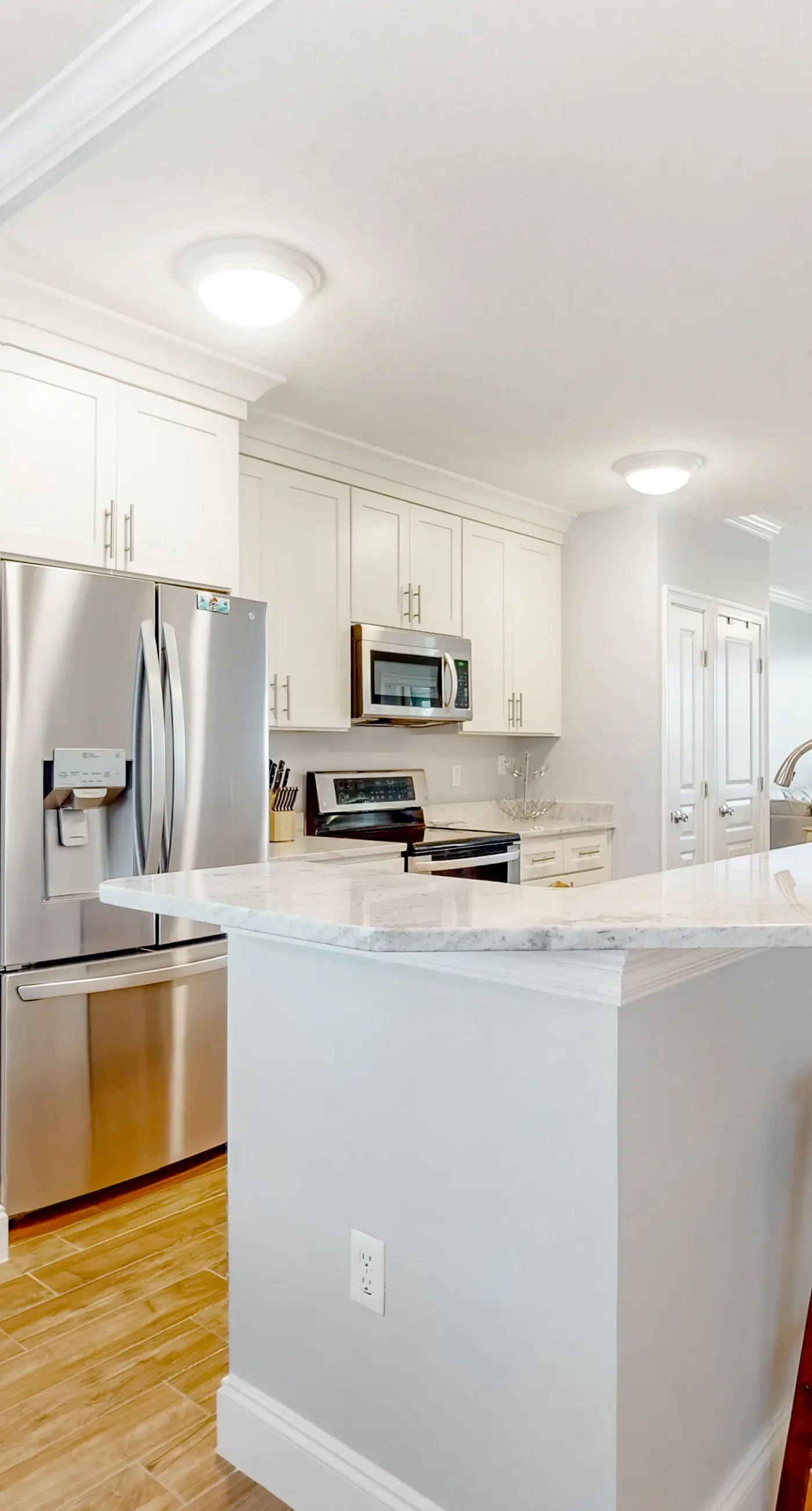 Charming stay near the sea with balcony, open layout, smart TVs, & W/D