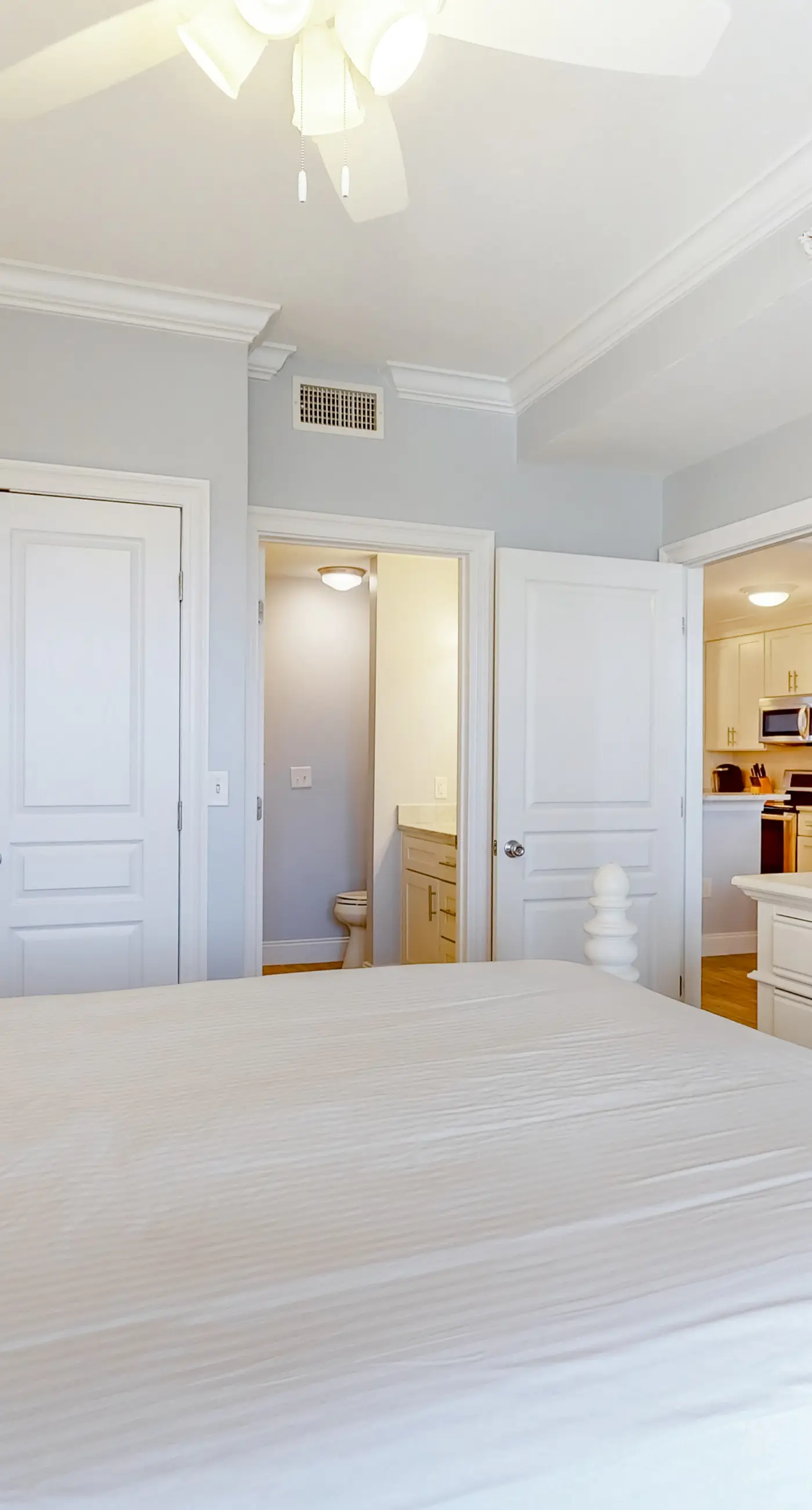 Charming stay near the sea with balcony, open layout, smart TVs, & W/D