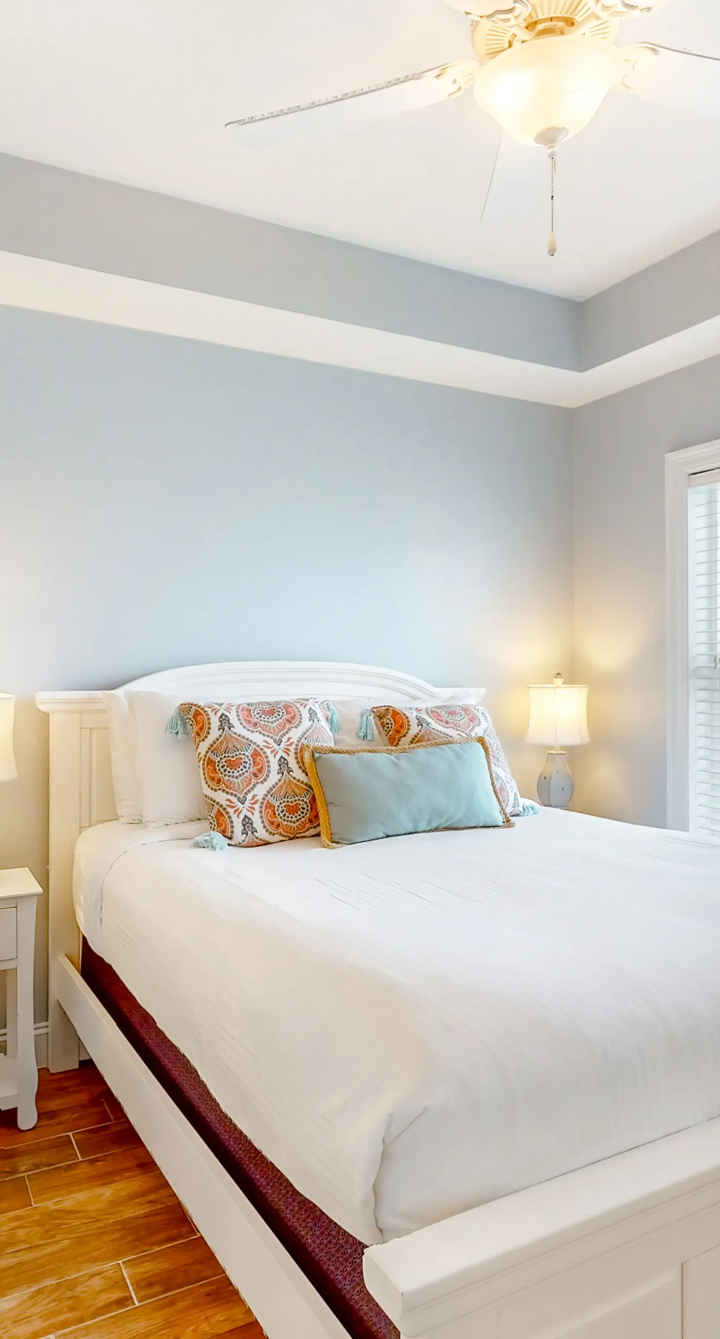 Charming stay near the sea with balcony, open layout, smart TVs, & W/D