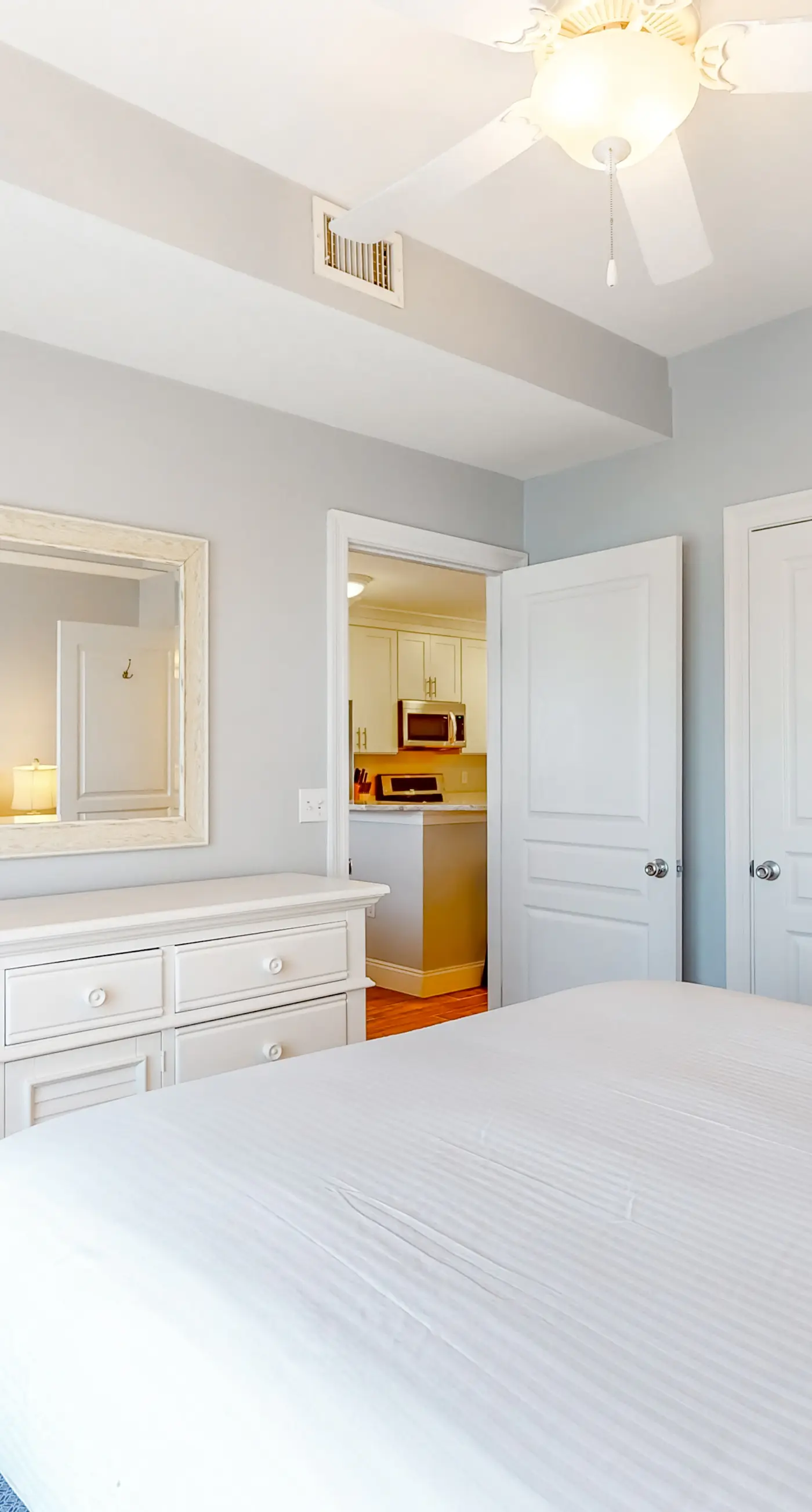 Charming stay near the sea with balcony, open layout, smart TVs, & W/D