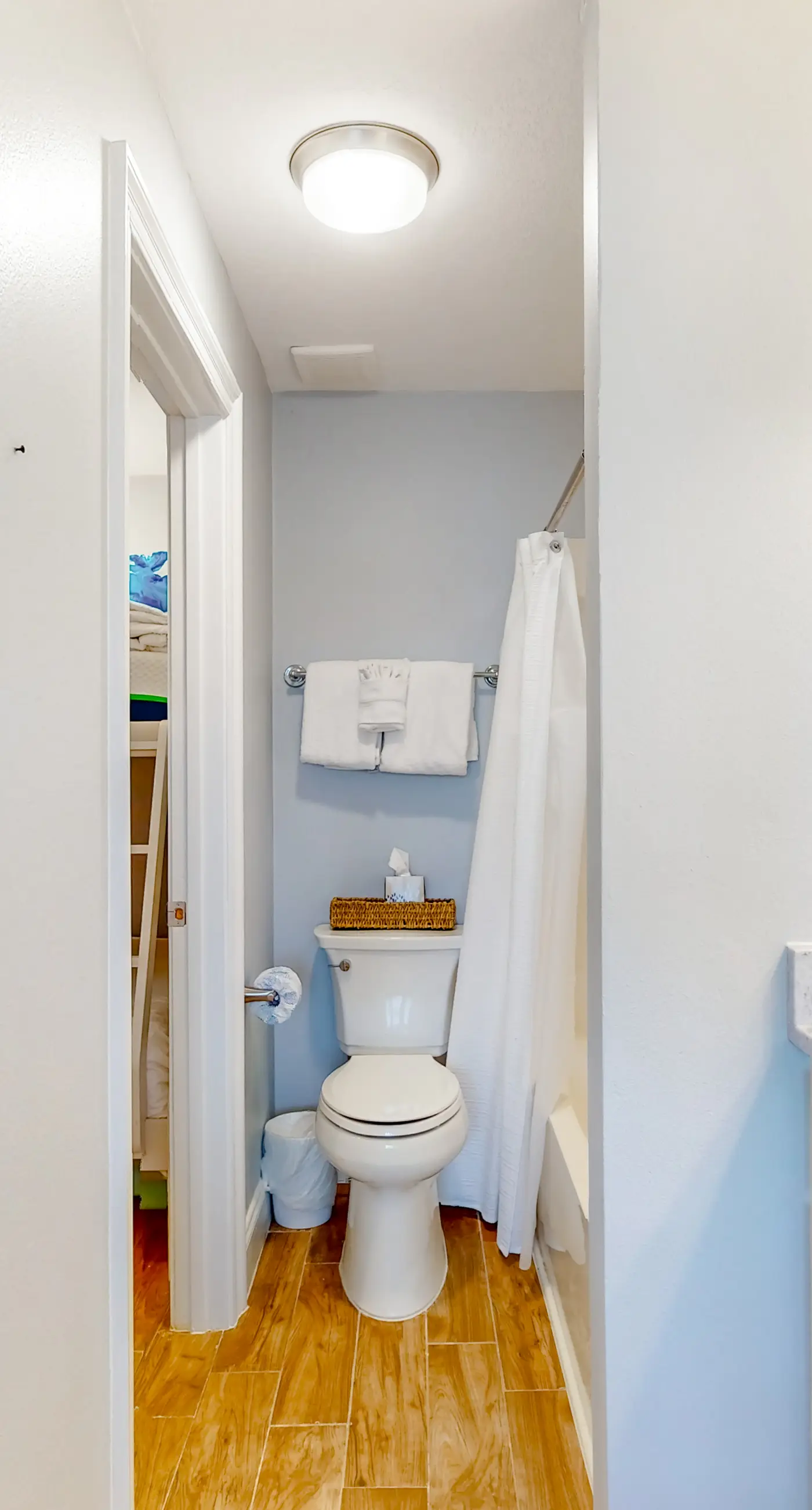 Charming stay near the sea with balcony, open layout, smart TVs, & W/D