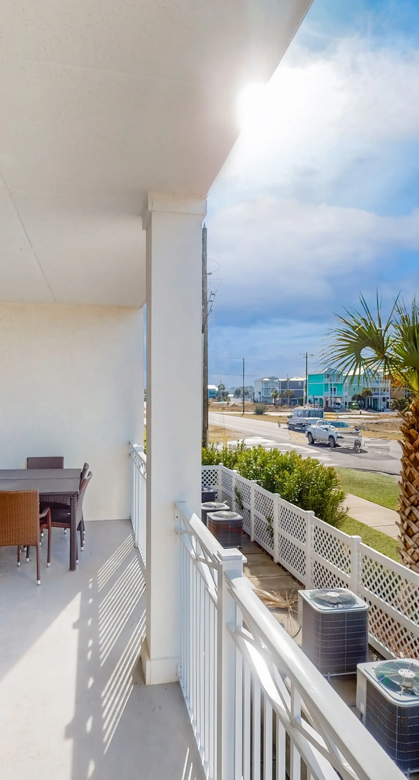 Charming stay near the sea with balcony, open layout, smart TVs, & W/D