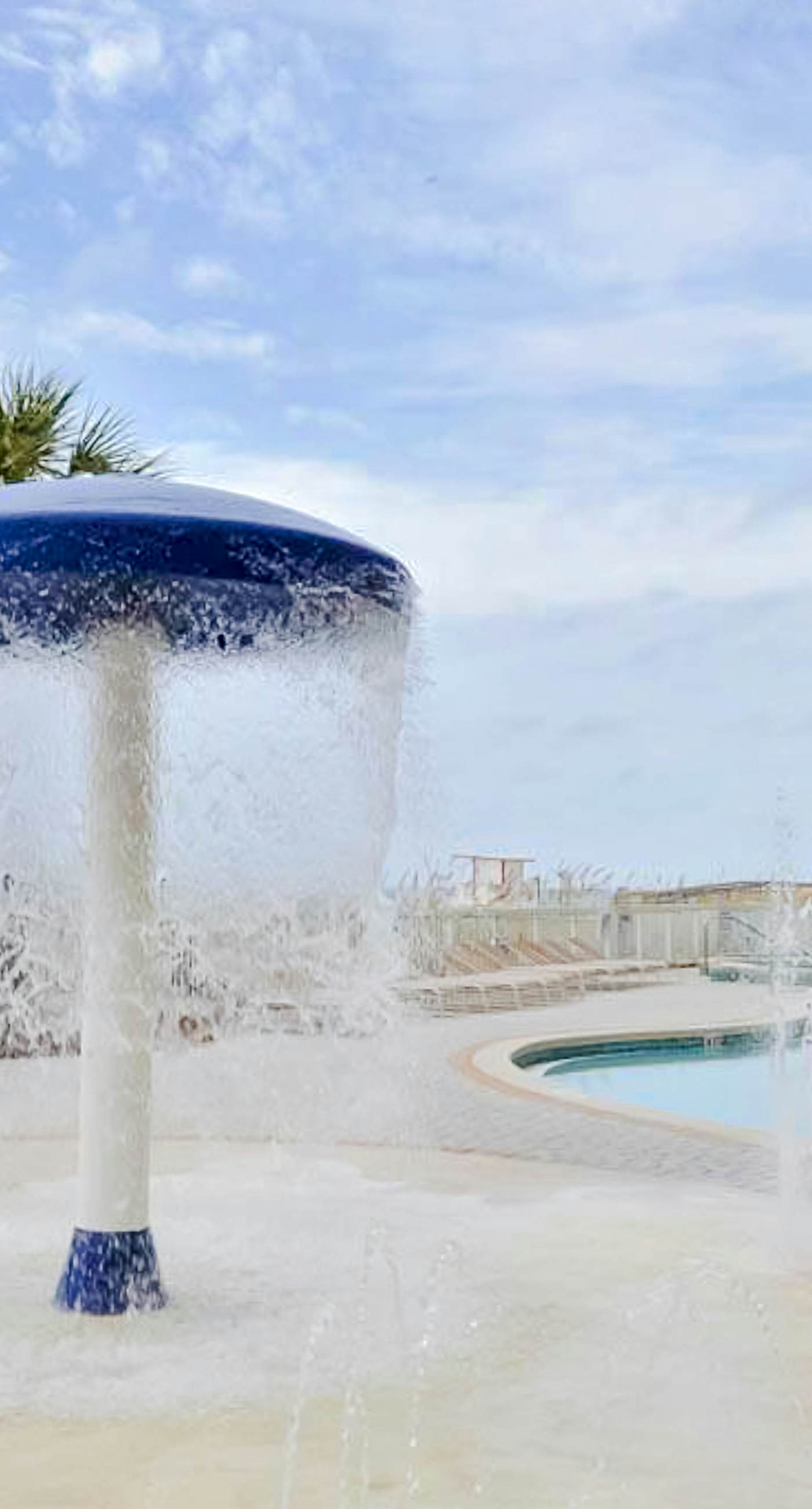 Azure 521 condo with beach access, a pool, hot tub, central AC & washer&dryer